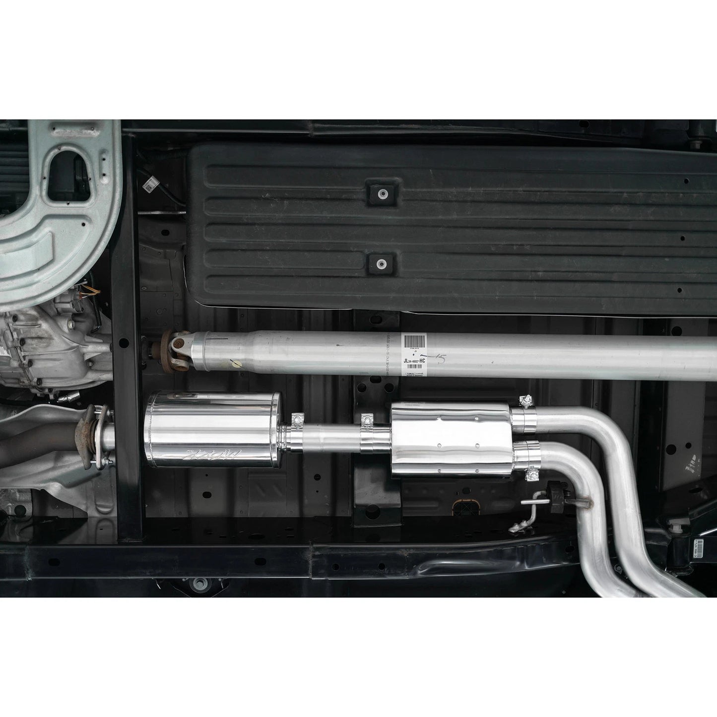 MBRP 15-20 Ford F150 Pre-Axle 4in OD Tips Dual Outlet 3in Black Coated Cat Back Exhaust