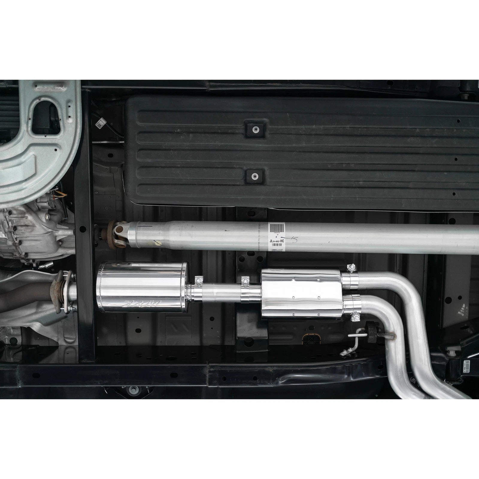 MBRP 15-20 Ford F150 Pre-Axle 4in OD Tips Dual Outlet 3in Black Coated Cat Back Exhaust