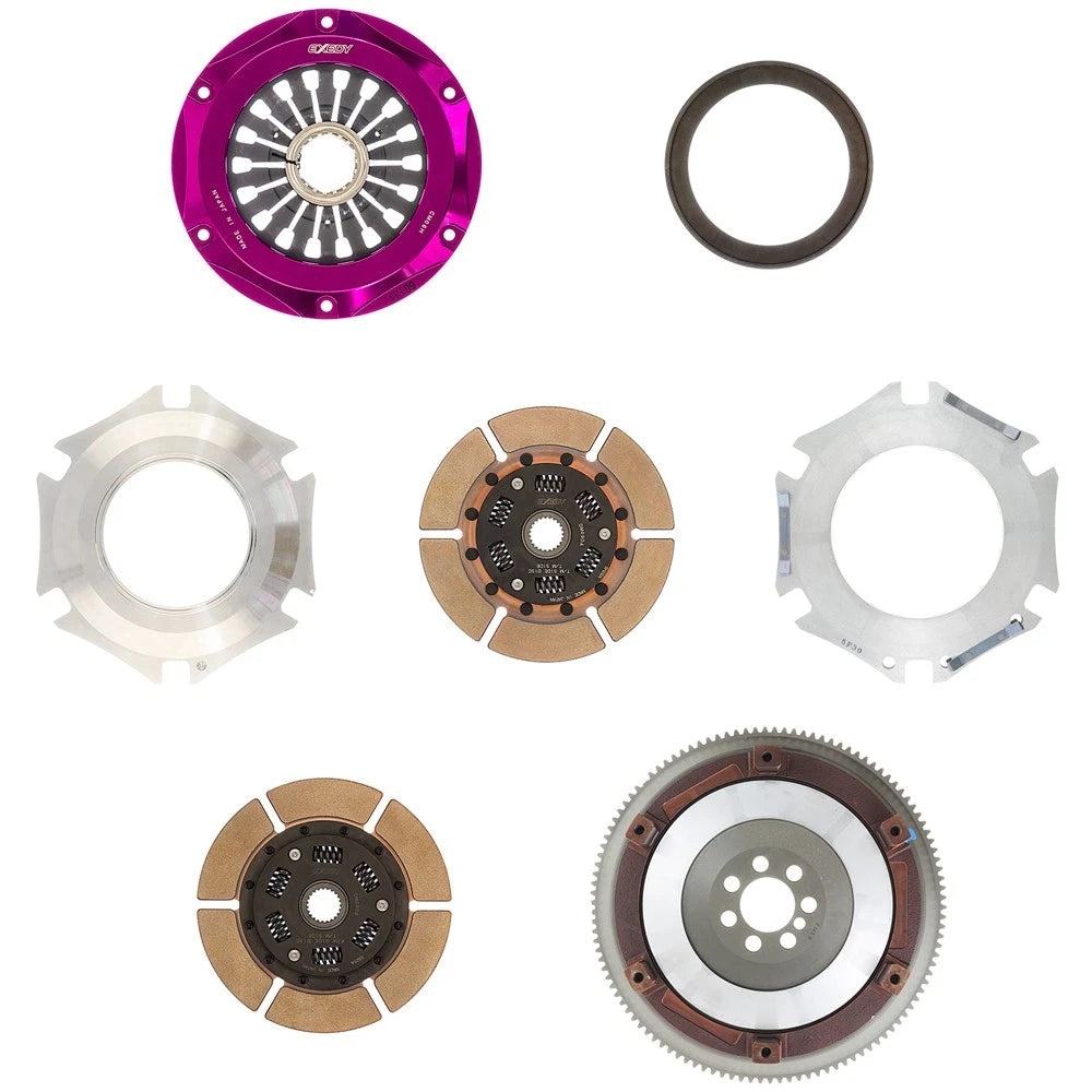 Exedy 2008-2015 Mitsubishi Lancer Evolution GSR L4 Hyper Twin Cerametallic Clutch Sprung
