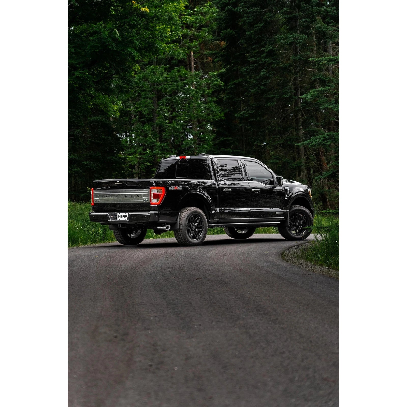 MBRP 2021+ Ford F-150 Powerboost Hybrid 3in Single Side Exit - T304