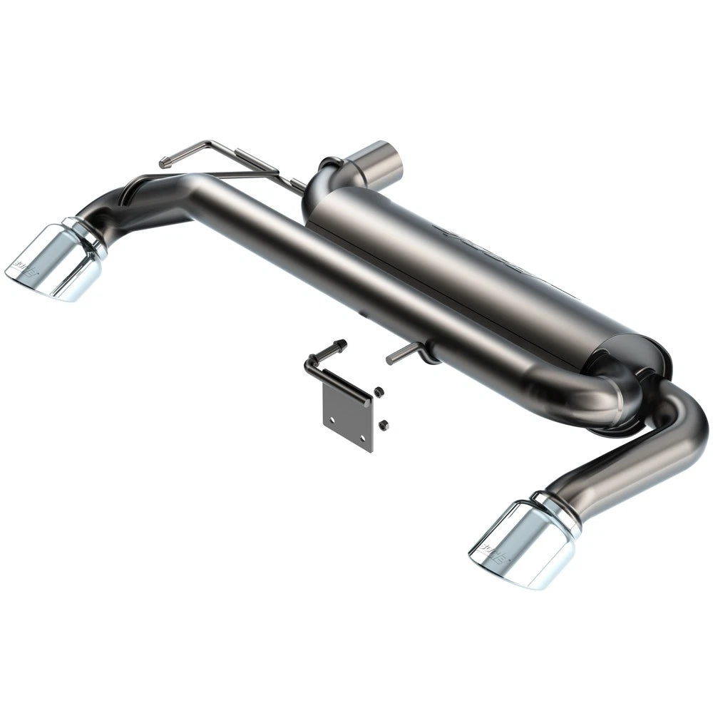 Borla 21-22 Ford Bronco 2.3L 4WD Touring Axle Back Exhaust w/ Bright Chrome Tips