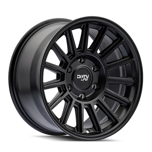 Dirty Life Journey 9316 17x8.5 / 6x139.7 BP / 0mm Offset / 106mm Hub Matte Black Wheel