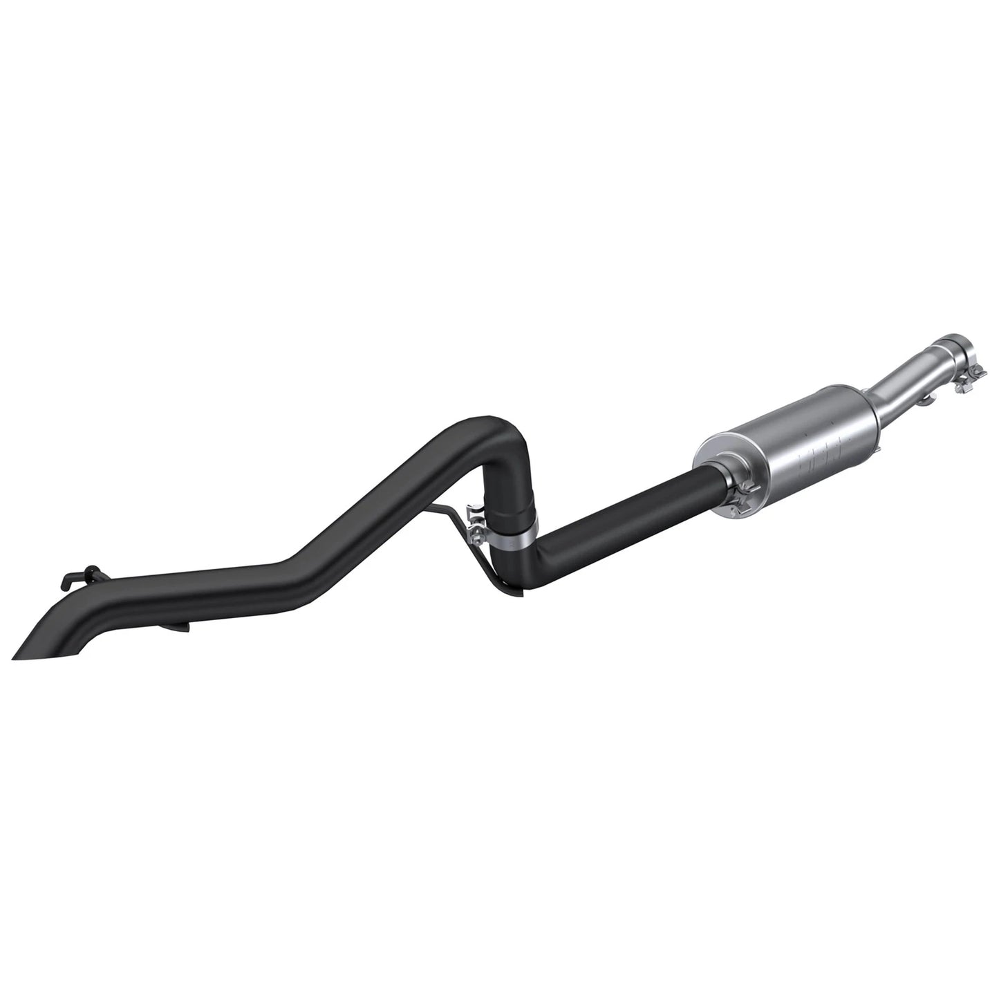 MBRP 12 Jeep Wrangler/Rubicon 3.6L V6 Cat Back Single Rear Exit Off-Road Black Exhaust