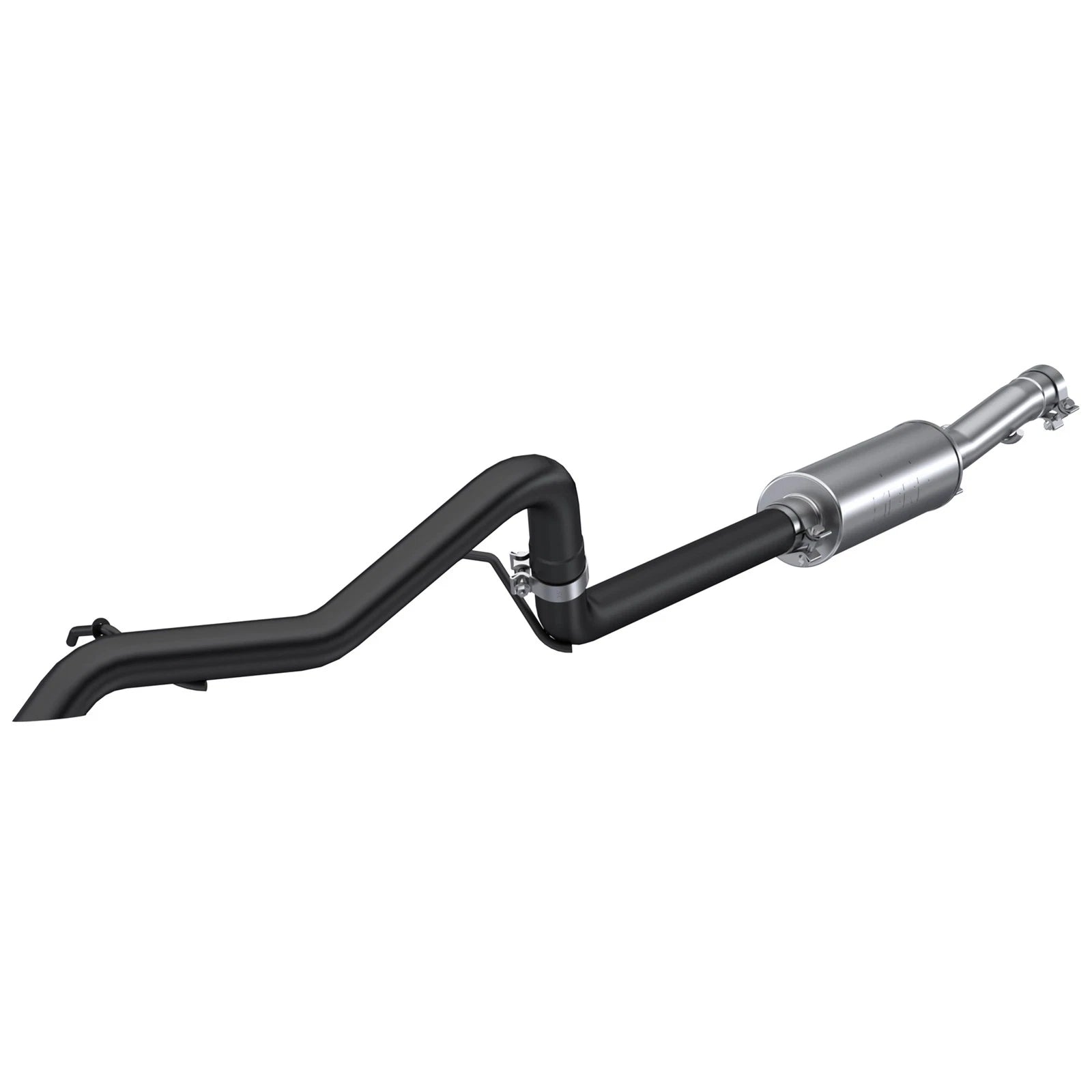 MBRP 12 Jeep Wrangler/Rubicon 3.6L V6 Cat Back Single Rear Exit Off-Road Black Exhaust
