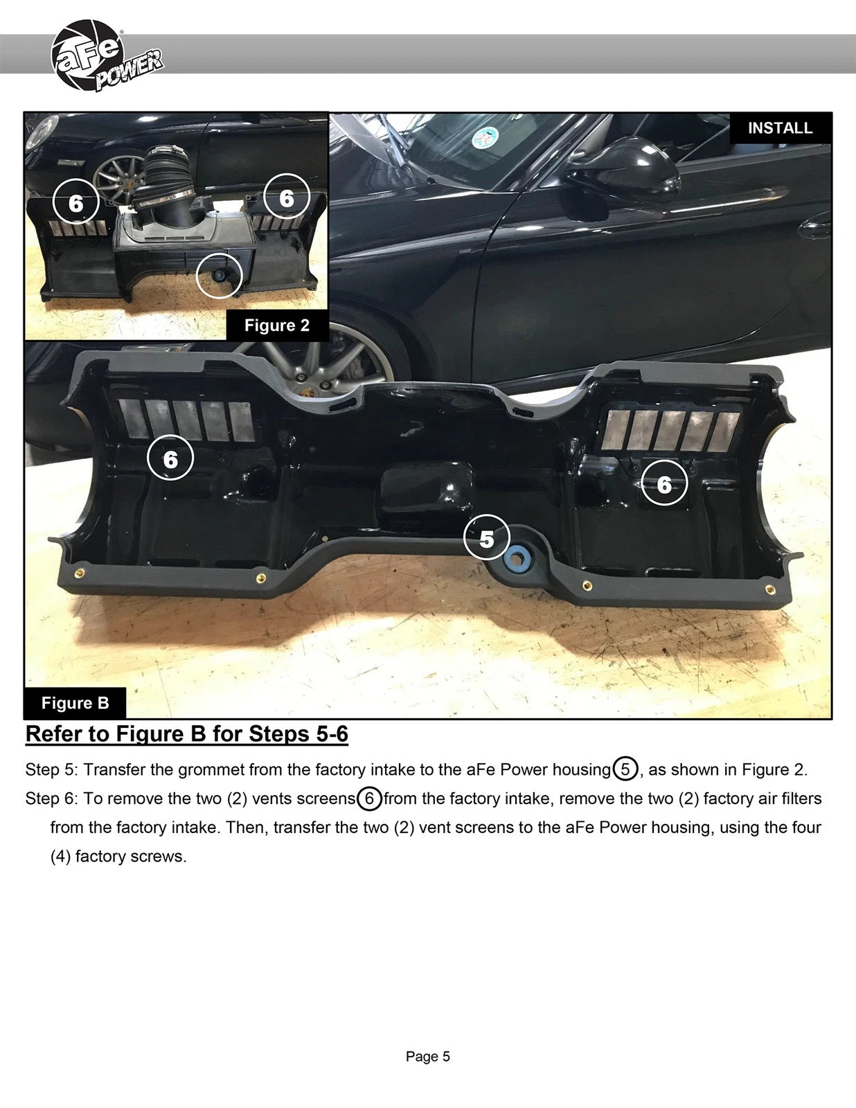 aFe Magnum Force Stage-2Si Cold Air Intake System w/ Pro 5R Media 09-12 Porsche 911 Carrera(997)