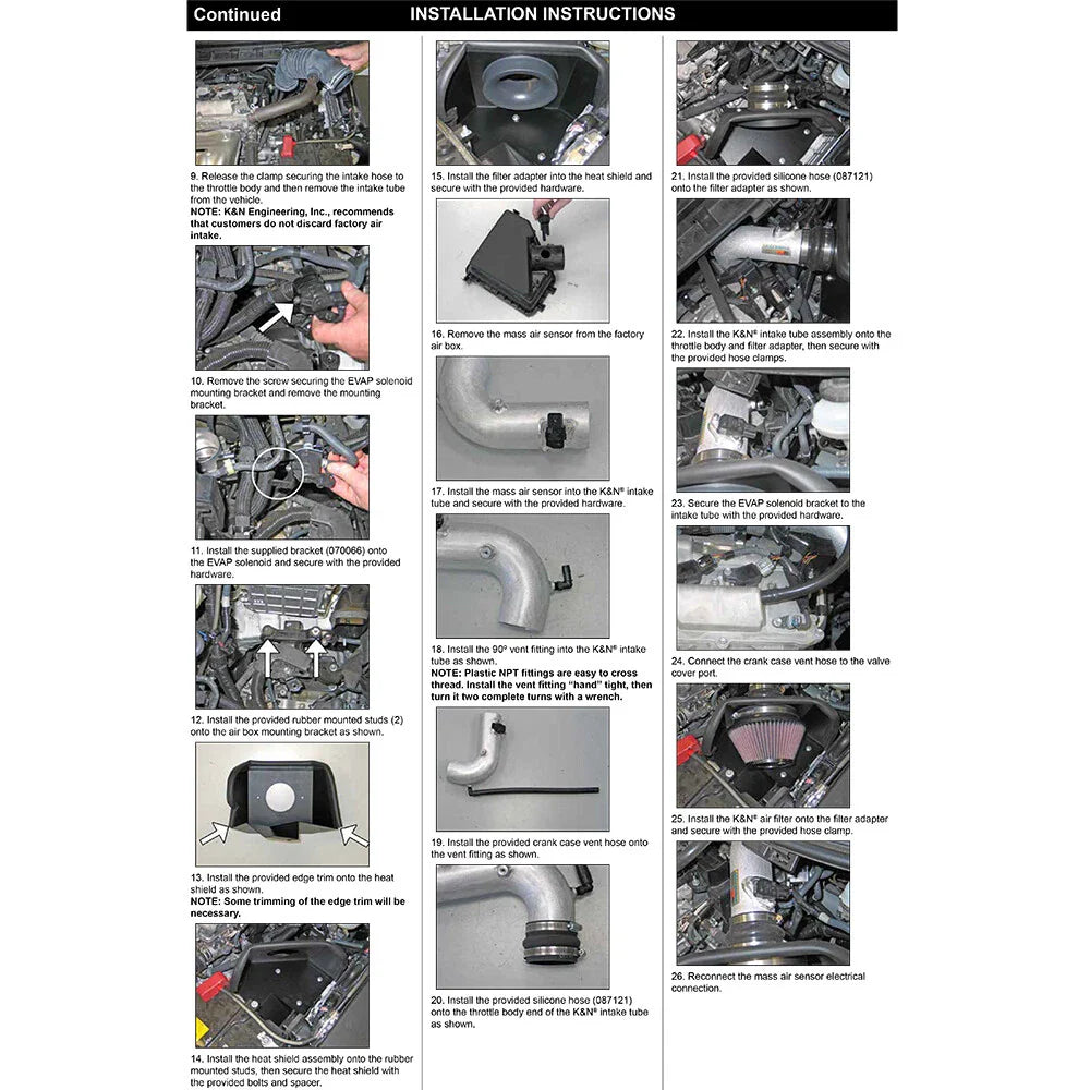 K&N 11-12 Scion tC 2.5L Typhoon Performance Intake
