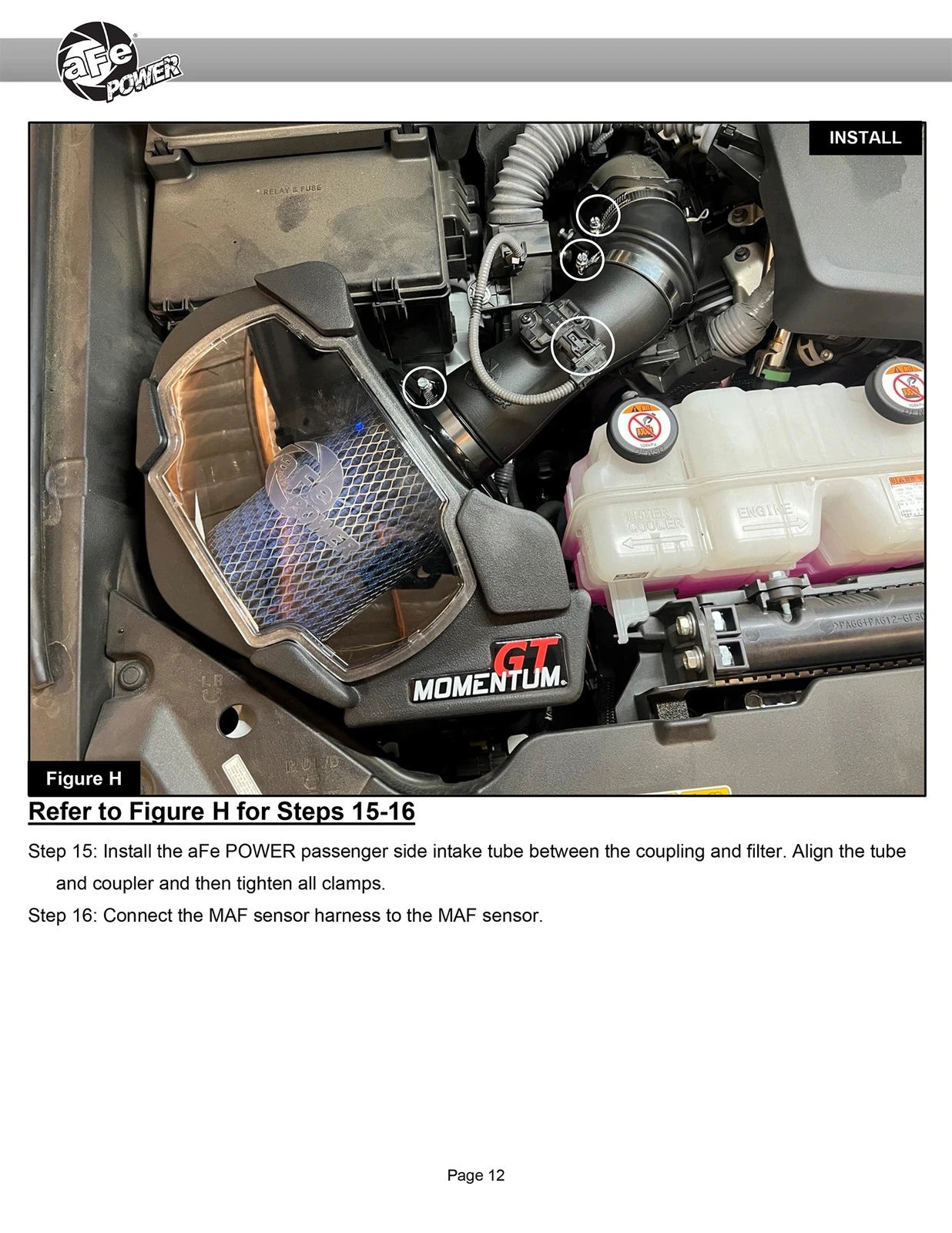 aFe 24-25 Lexus GX550 V6-3.4L Momentum GT Cold Air Intake System w/ Pro DRY S Filters