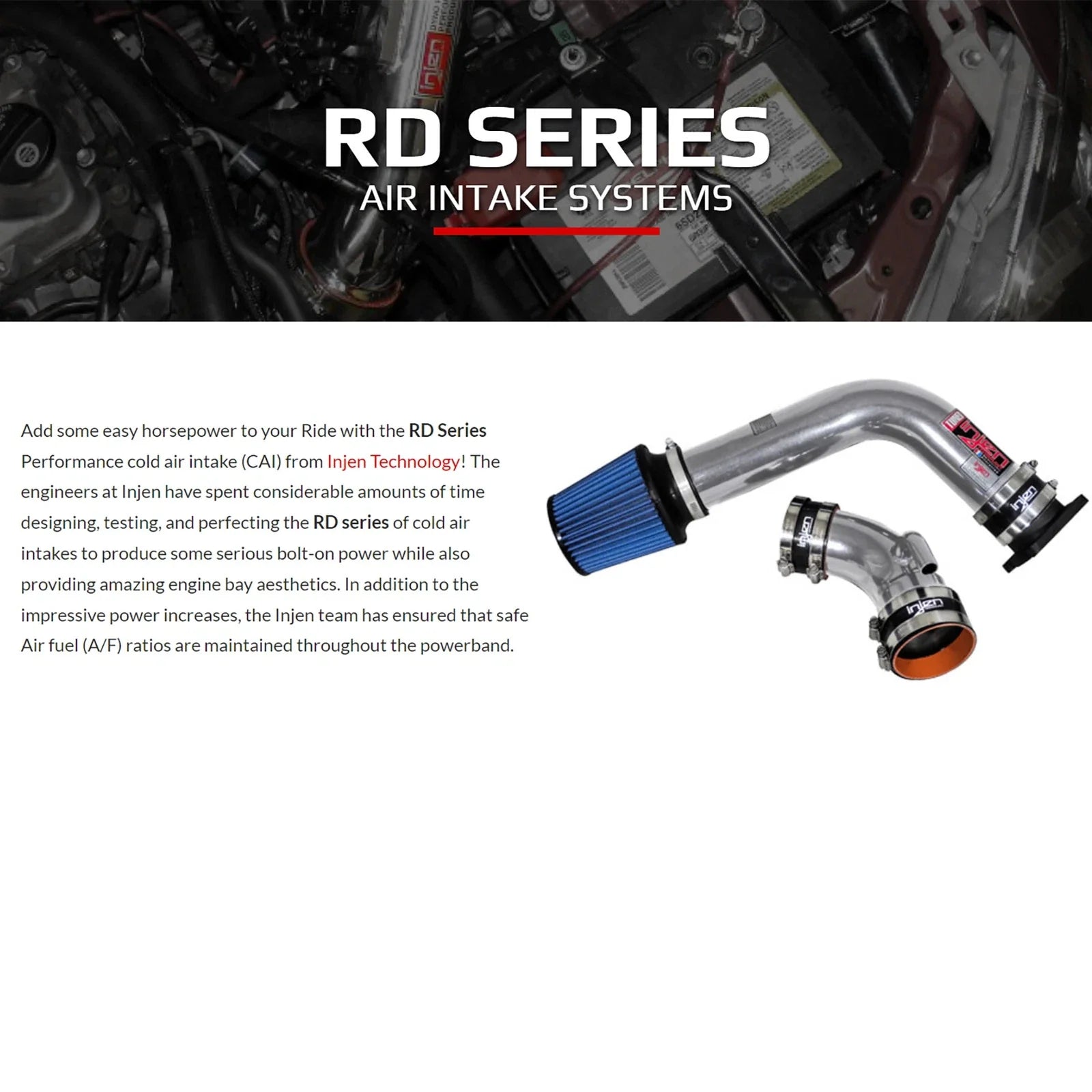Injen 94-01 Integra GSR Black Cold Air Intake *SPECIAL ORDER*
