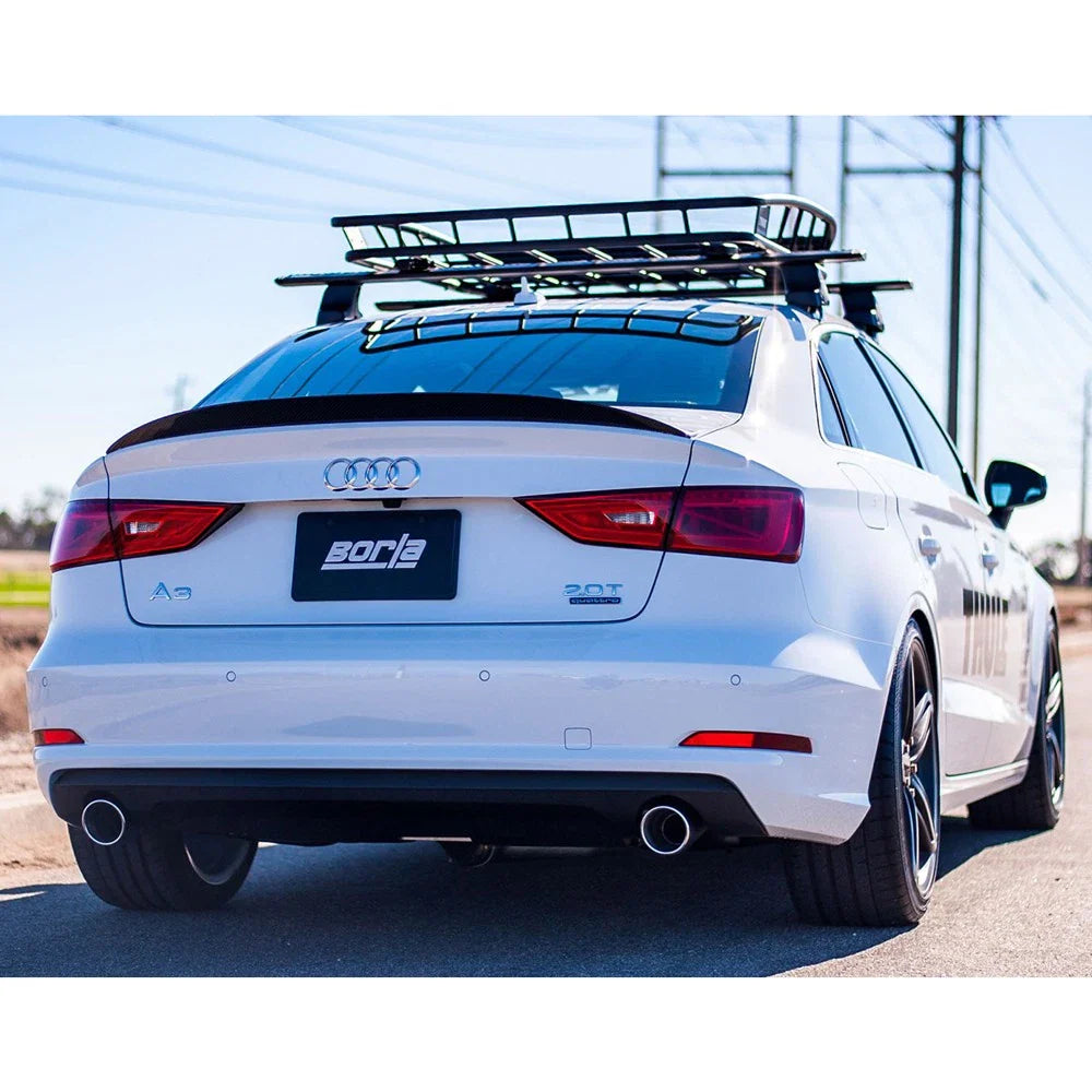 Borla 14-16 Audi A3 Quattro 2.0L Turbo AT/MT RWD 4DR S-Type Cat-Back Exhaust Single Split Rear Exit