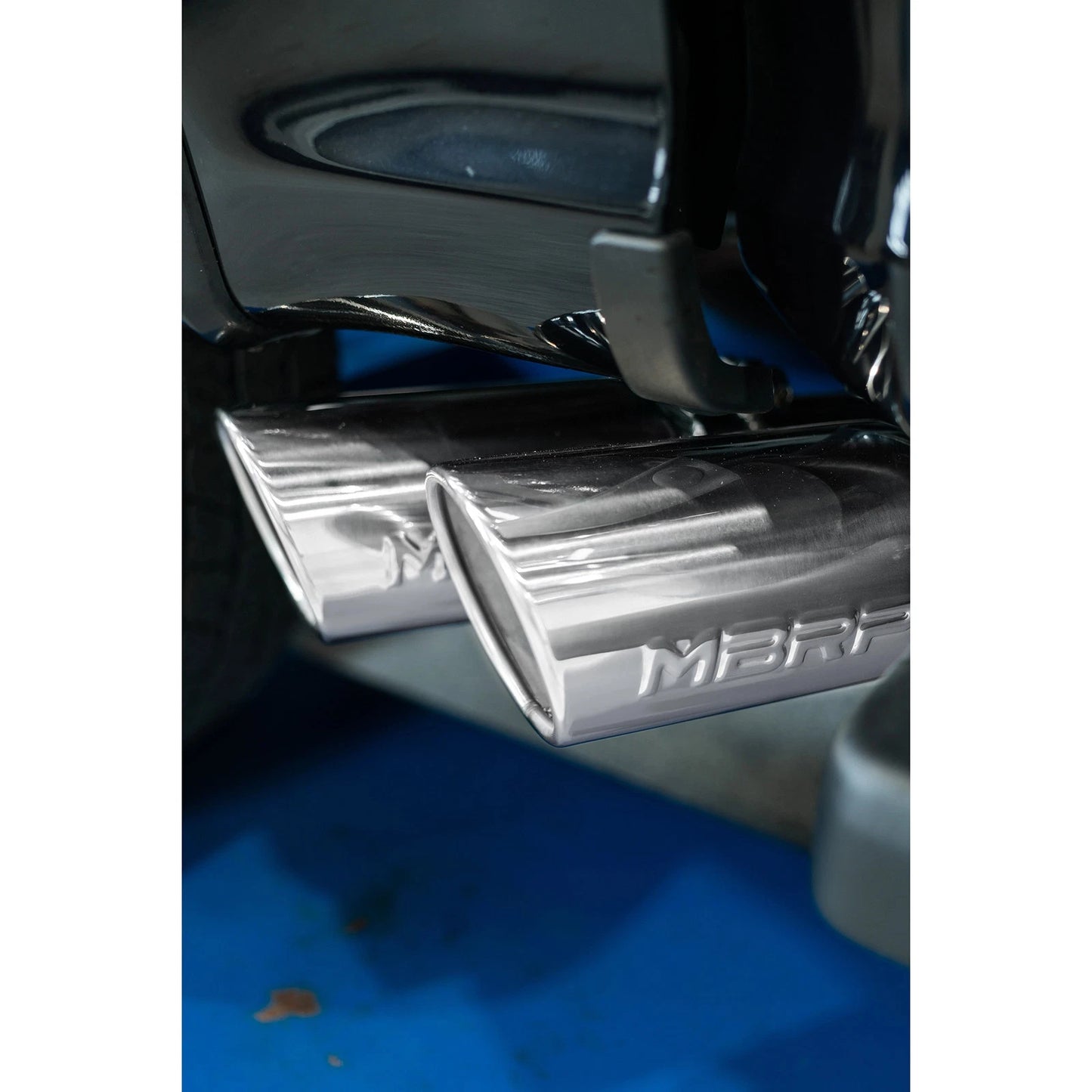 MBRP 15-20 Ford F150 T304 Pre-Axle 4in OD Tips Dual Outlet 3in Cat Back Exhaust