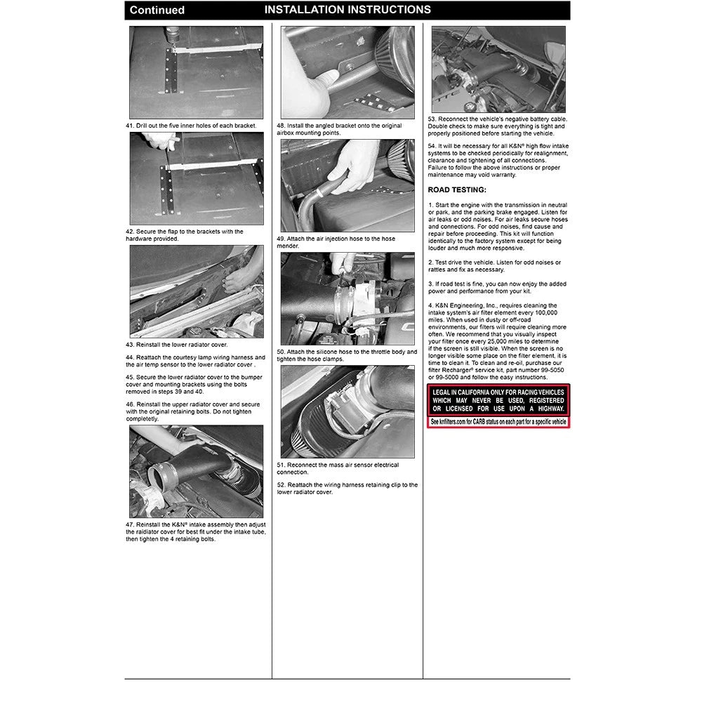 K&N 01-04 Chevy Corvette V8-5.7L AirCharger Performance Intake