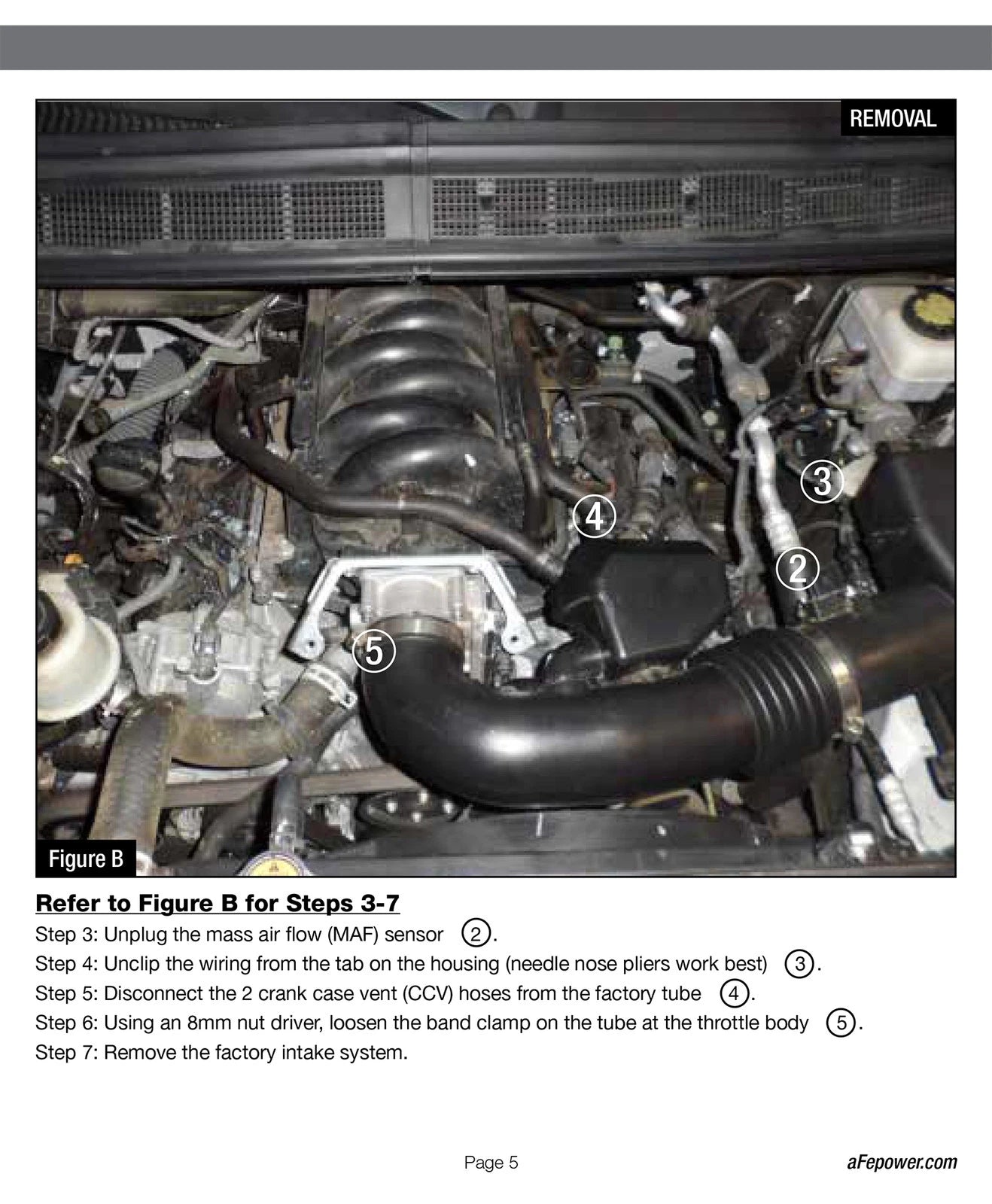 aFe Momentum GT PRO 5R Stage-2 Intake System, Nissan Titan 04-13 V8-5.6L