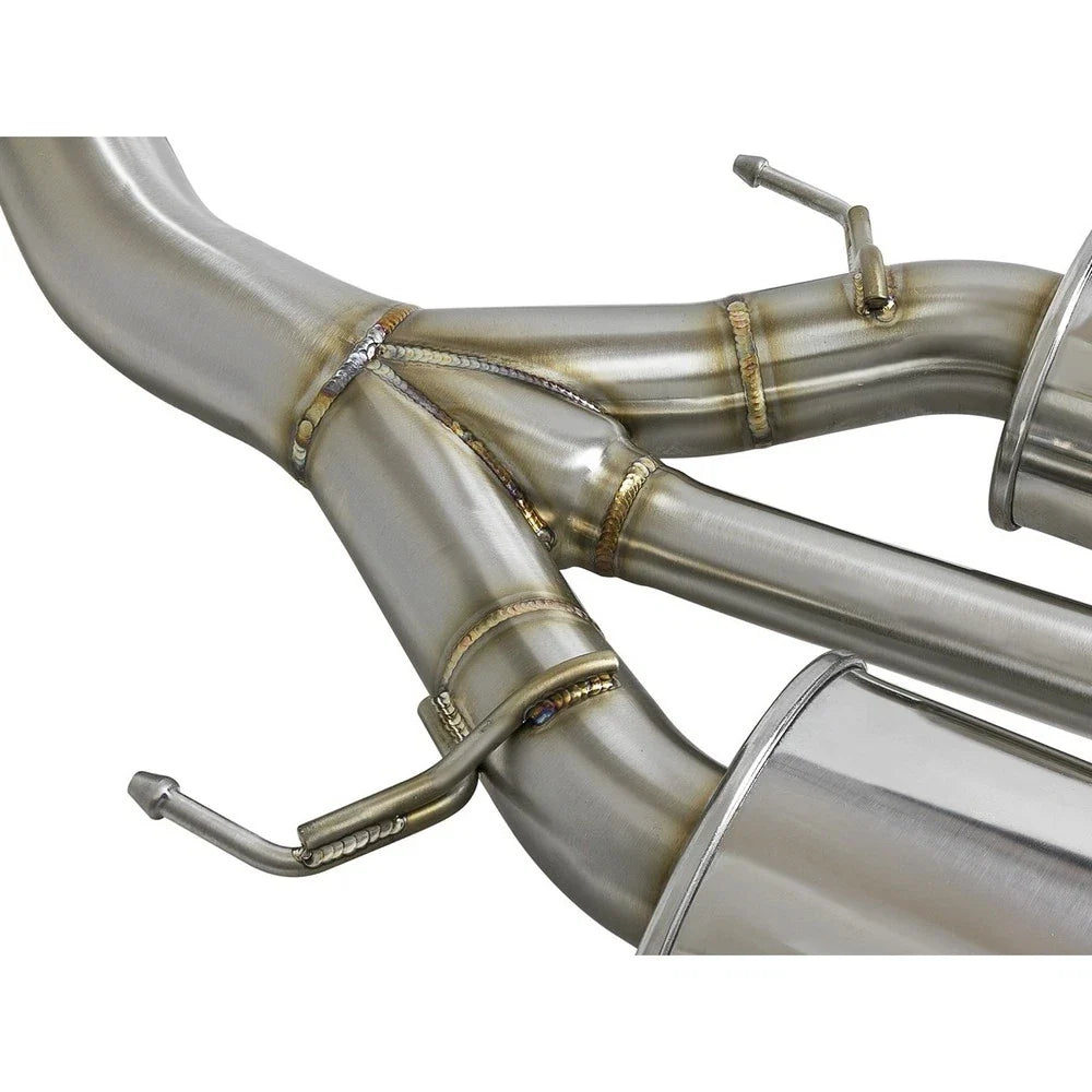 aFe Takeda 3in 304 SS Cat-Back Exhaust w/ Tri-Polished Tips 17-18 Honda Civic Type R L4 2.0L (t)