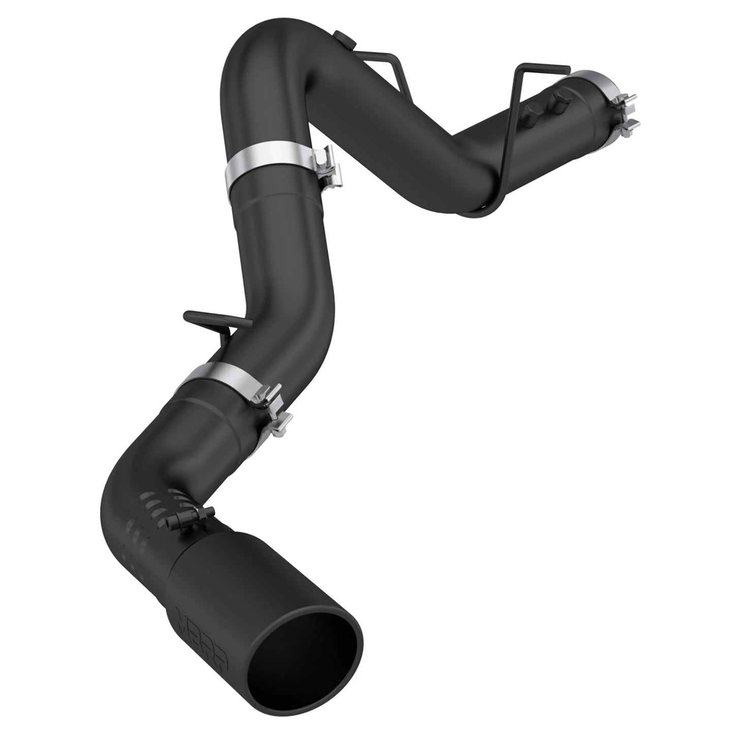 MBRP 2020+ GMC/Chevy 2500/3500 6.6L Duramax 4in Mand Bent Tubing Pro-Ser Cat Back Single Side - Blk