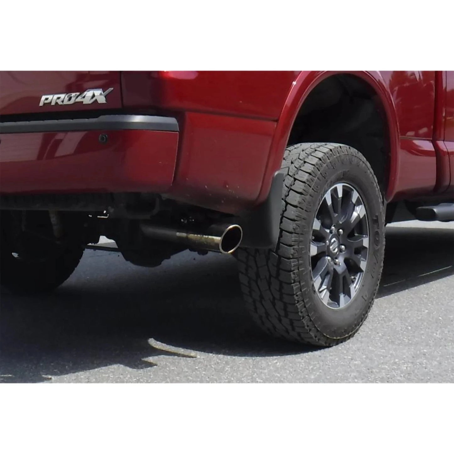 MBRP 2016+ Nissan Titan 5.6L XD 4in Tip 3in AL Cat Back Single Side