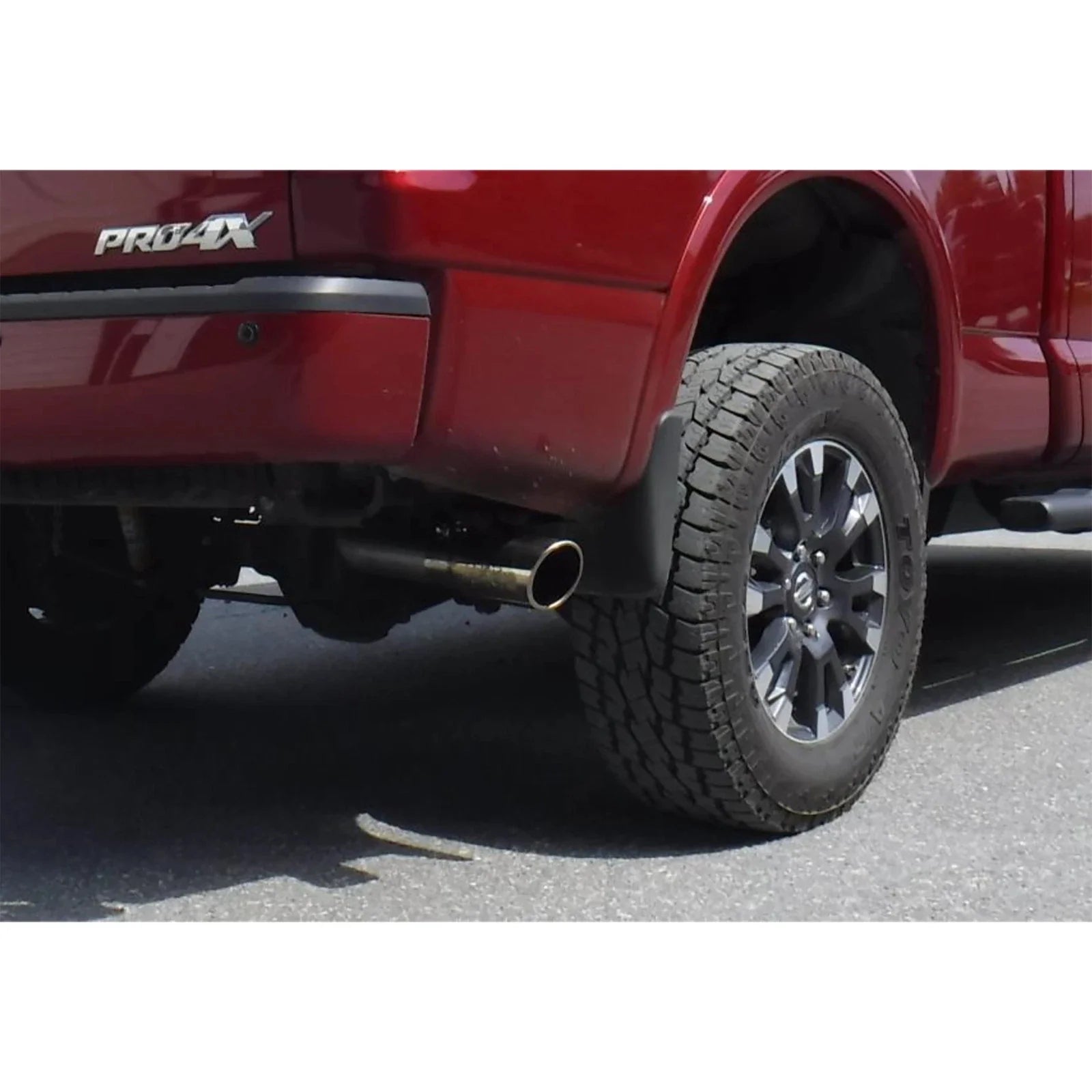 MBRP 2016+ Nissan Titan 5.6L XD 4in Tip 3in AL Cat Back Single Side