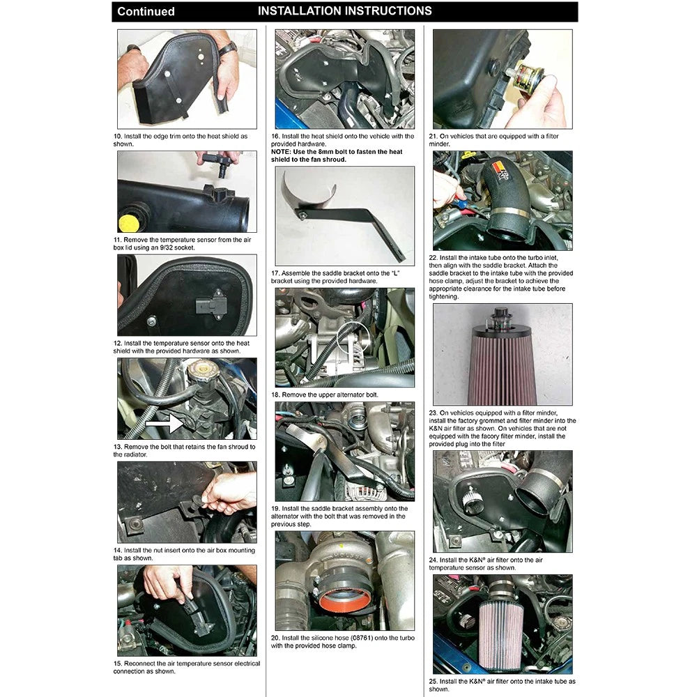 K&N 03-07 Dodge Ram 2500/3500 L6-5.9L Performance Intake Kit