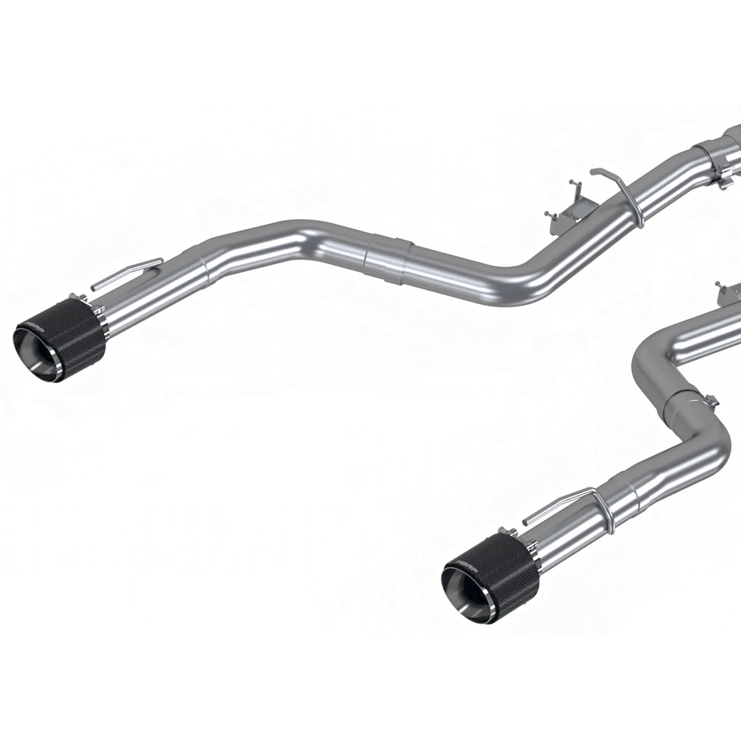 MBRP 17-21 Charger 5.7/6.1/6.4L 3in Dual Rear Exit SS Catback Exhaust w/ Carbon Fiber Tips