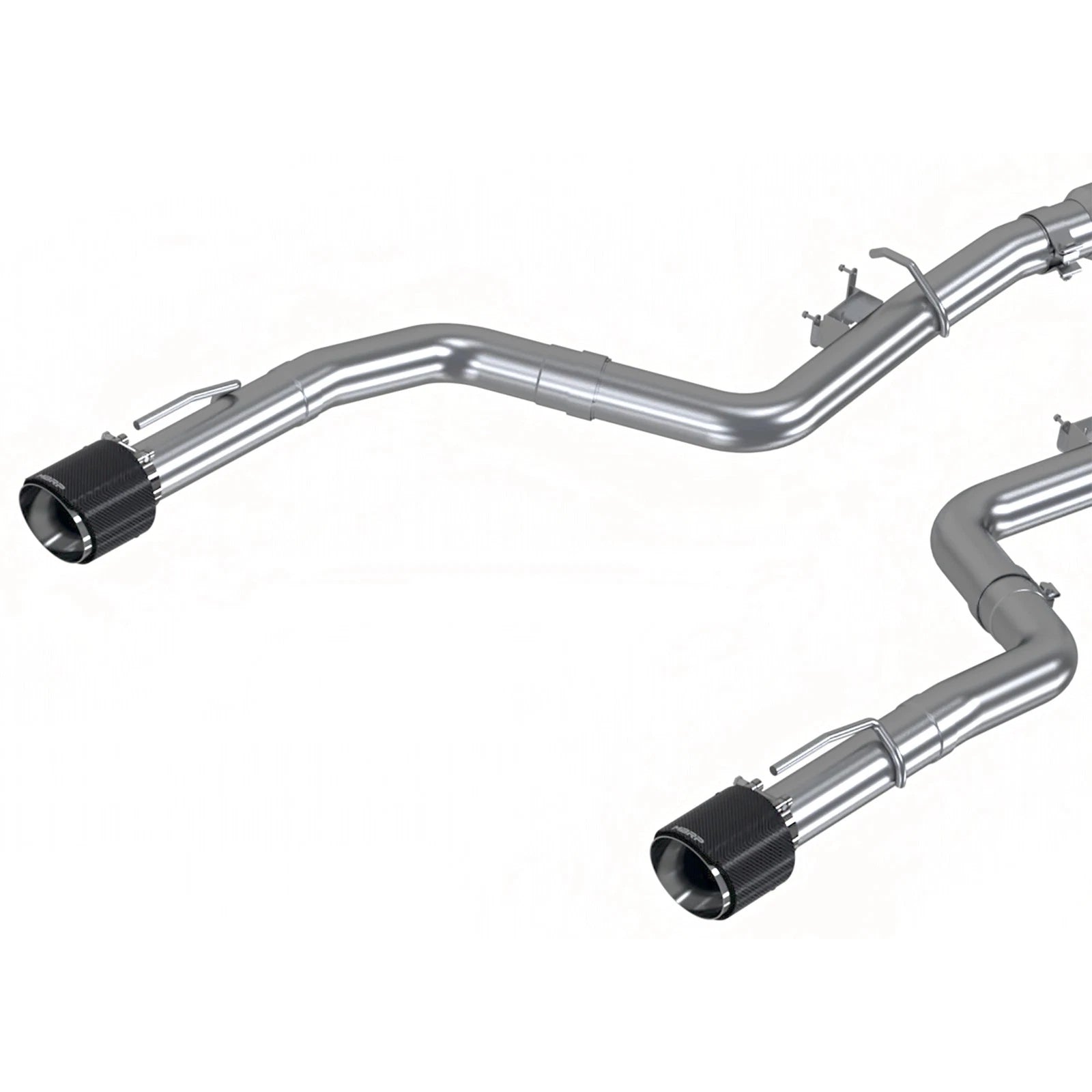 MBRP 17-21 Charger 5.7/6.1/6.4L 3in Dual Rear Exit SS Catback Exhaust w/ Carbon Fiber Tips