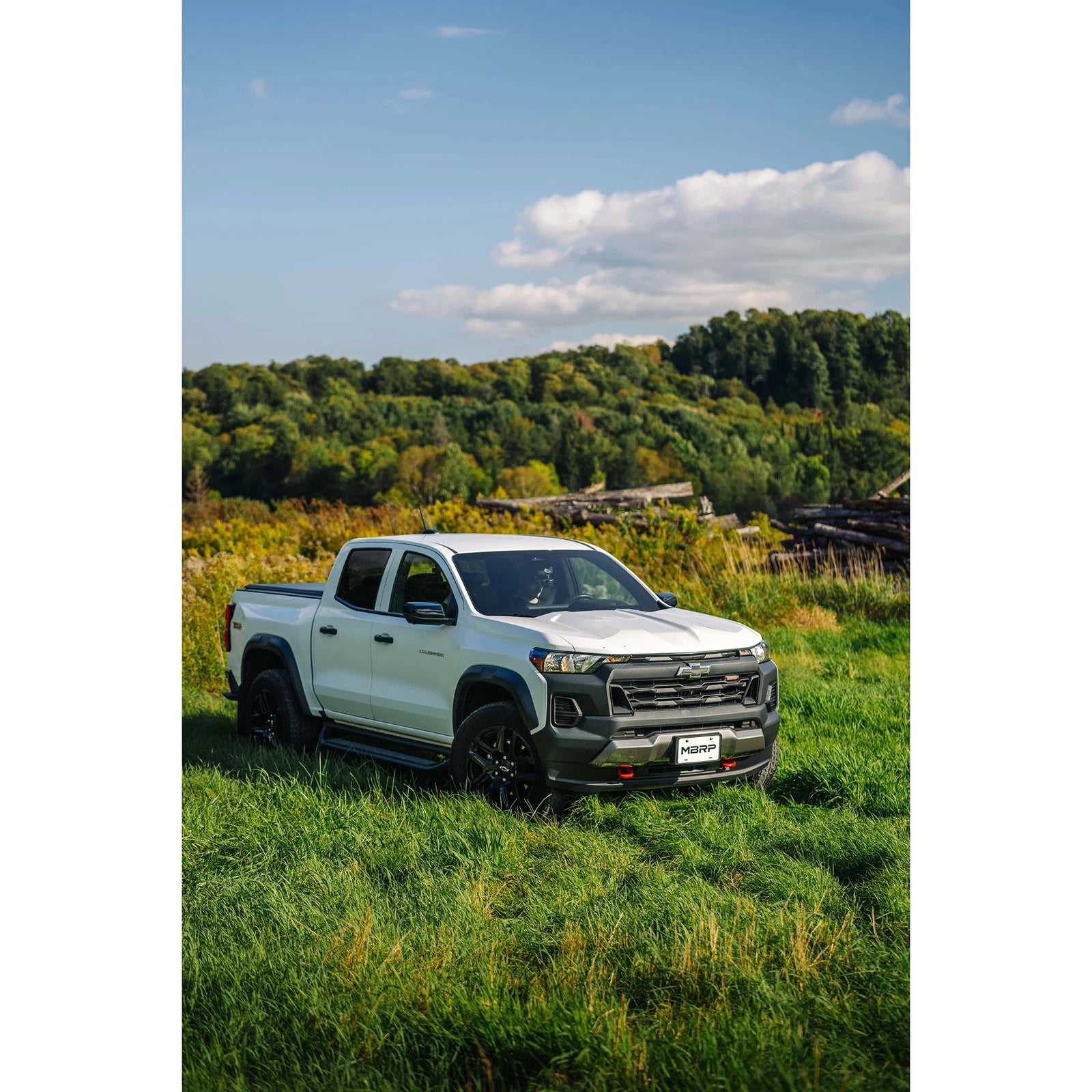 MBRP 2023 Chevy Colorado/GMC Canyon Stainless Steel 3in Cat-Back, Single High Clearance Rear Exit