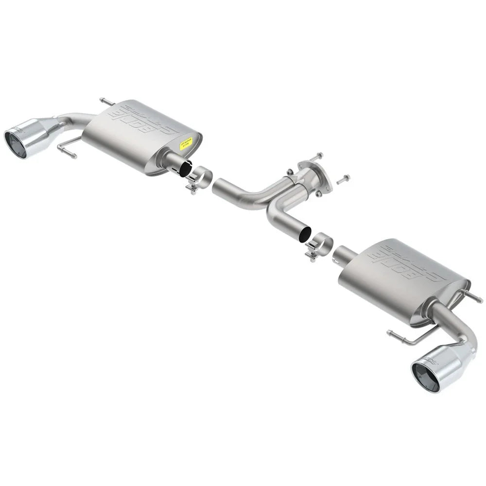 Borla 14-16 Mazda 3 2.0/2.5L AT/MT FWD S-Type Cat-Back Exhaust Single Split Rear Exit