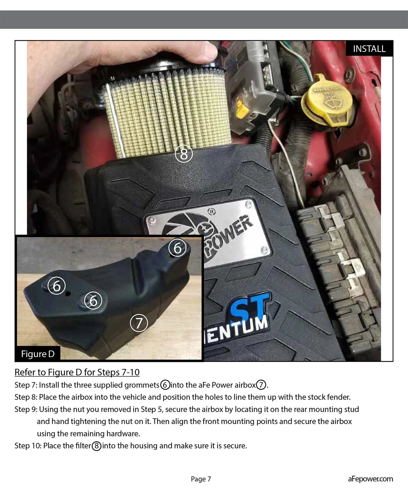aFe Momentum ST Pro 5R Cold Air Intake System 91-01 Jeep Cherokee (XJ) I6 4.0L