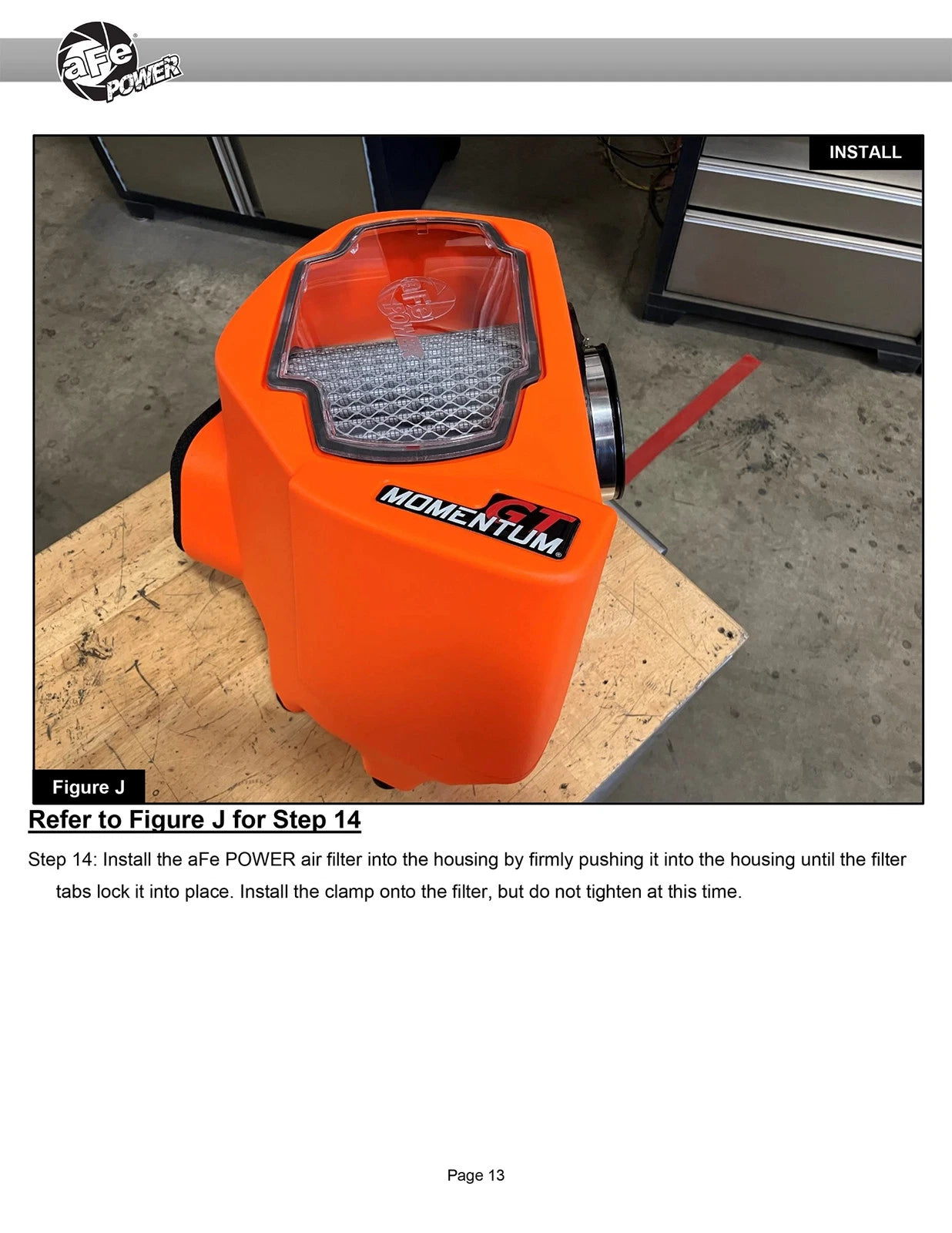 aFe POWER Momentum GT Pro Dry S Intake System 24-25 Toyota Land Cruiser (J250) - Orange Edition