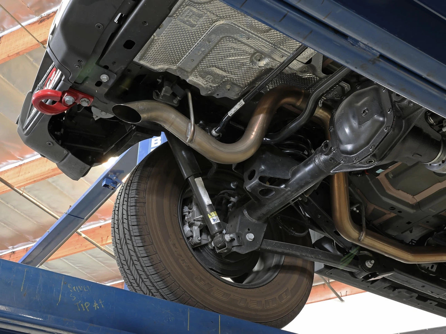 aFe MACH Force-Xp Axle-Back Exhaust System w/No Tip 18-20 Jeep Wrangler L4-2.0T / V6-3.6L