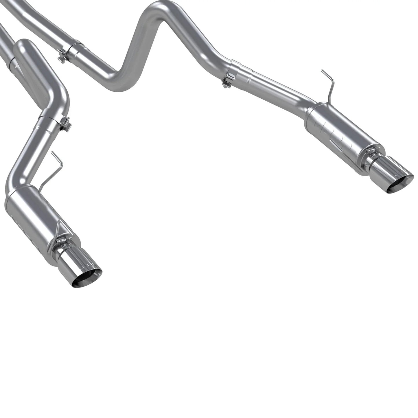 MBRP 05-09 Ford Mustang GT 4.6L Dual Split Rear Race Version AL/ 3in Cat Back Exhaust System