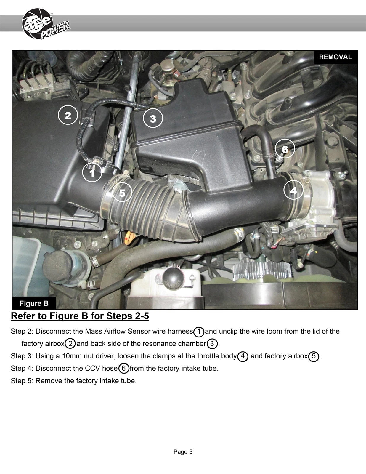 aFe Takeda Momentum Cold Air Intake System w/ Pro 5R Filter 16-19 Toyota Tacoma V6-3.5L