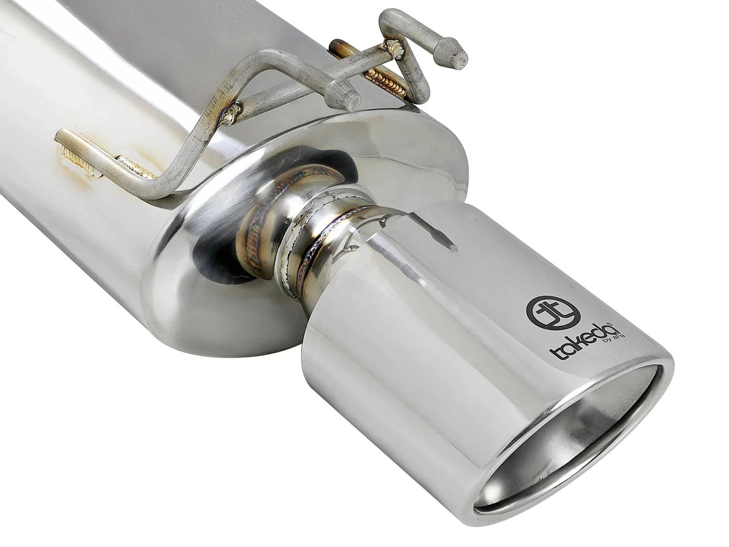 aFe Takeda Exhaust 304SS Dual Cat-Back w/ Polished Tips 13-17 Honda Accord LX/EX/EX-L Sedan L4 2.4L