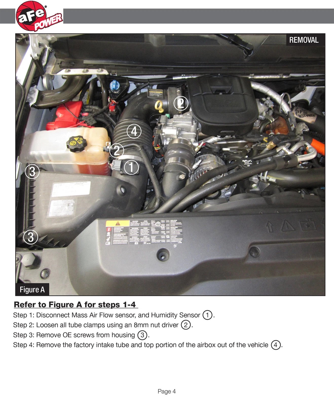 aFe Magnum FORCE Stage-2 Pro DRY S Intake System 11-15 GM Diesel Trucks V8 6.6L (td) LML