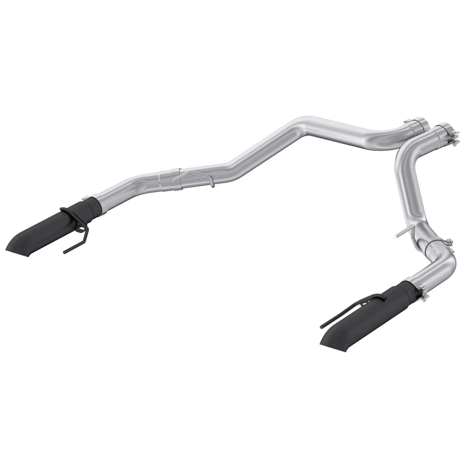 MBRP 2022+ Ford F-150 Raptor 3.5L / Raptor R 5.2L 3in Dual Rear Exit Turndown Axle Back - Black
