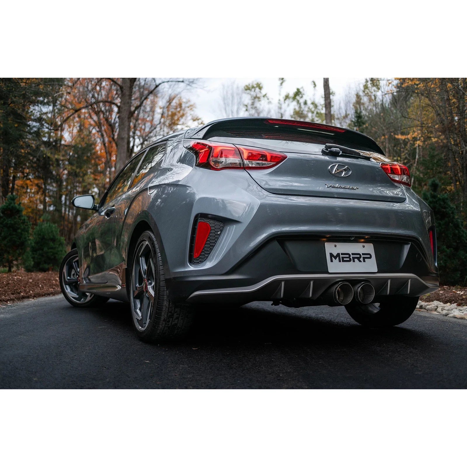 MBRP 2019+ MBRP Hyundai Veloster Turbo Cat Back - T304 Stainless - Carbon Fiber Tip