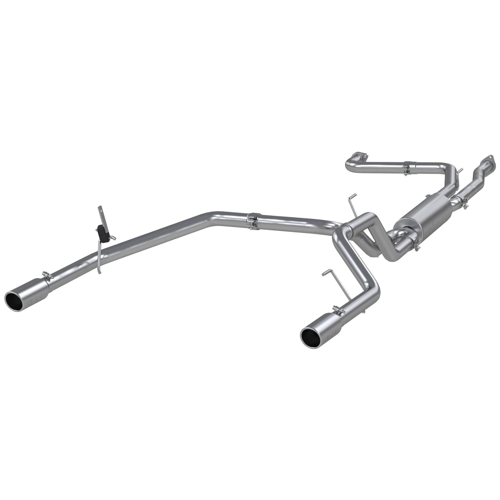 MBRP 2004-2009 Nissan Titan 5.6L EC/CC Cat Back Dual Split Rear