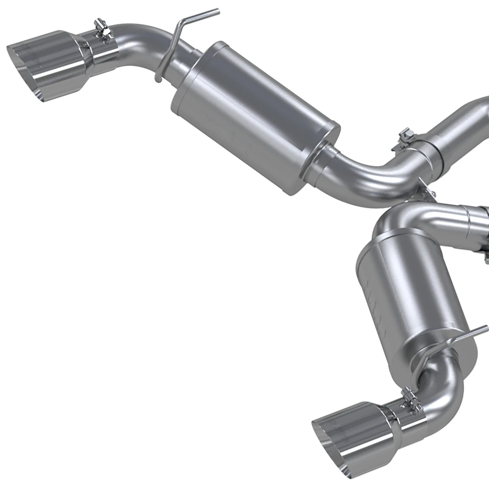 MBRP 17+ Infiniti Q60 3.0L RWD/AWD 3in Cat-Back Dual Split Rear Street Version w/4.5in OD Tips -T304