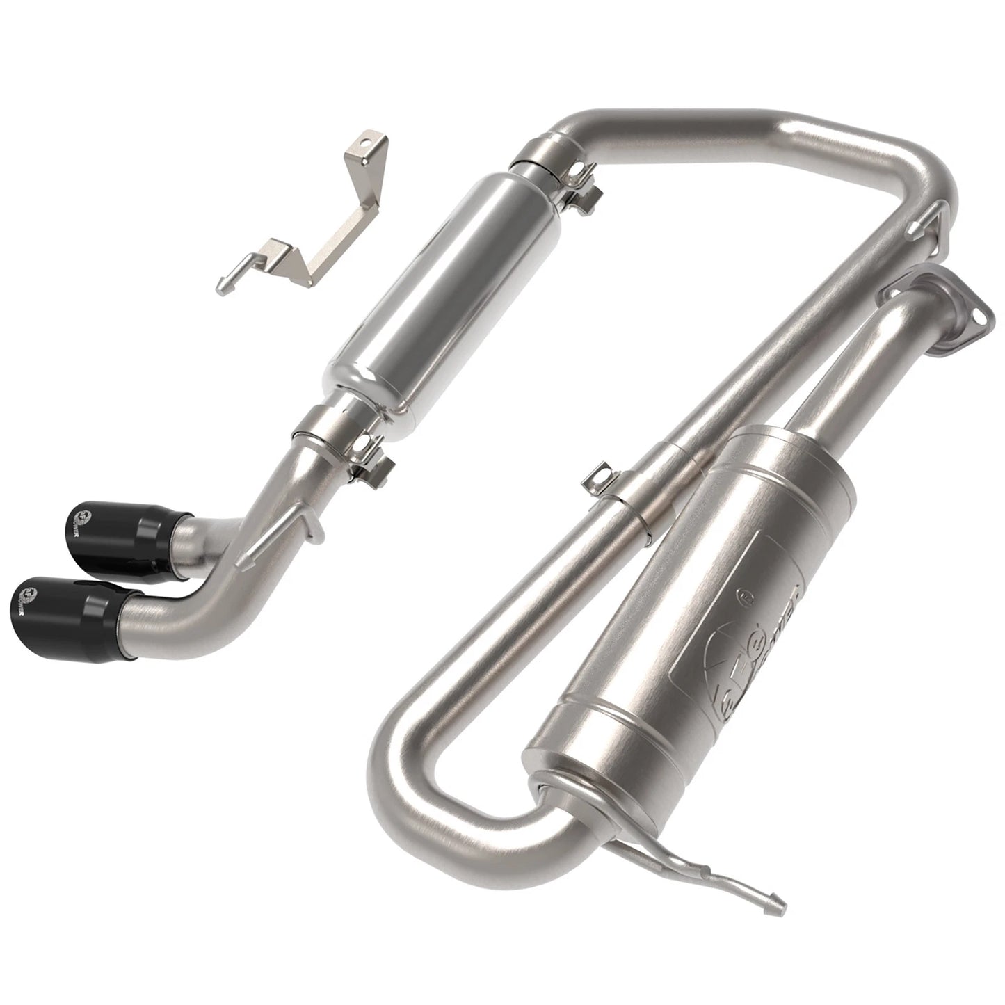 aFe 18-21 Suzuki Jimny Takeda 2-1/4in. 304 SS Cat-Back Exhaust w/ Blk Tip