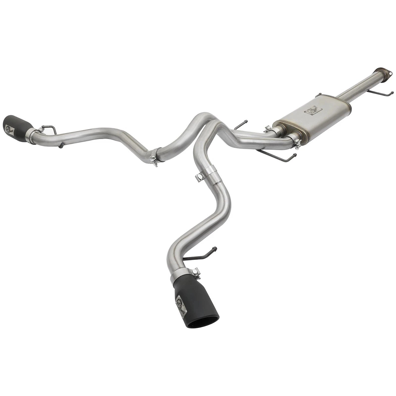 aFe MACH Force-Xp 3in - 2.5in SS Cat-Back Dual Exhaust w/Black Tips 07-14 Toyota FJ Cruiser 4.0L