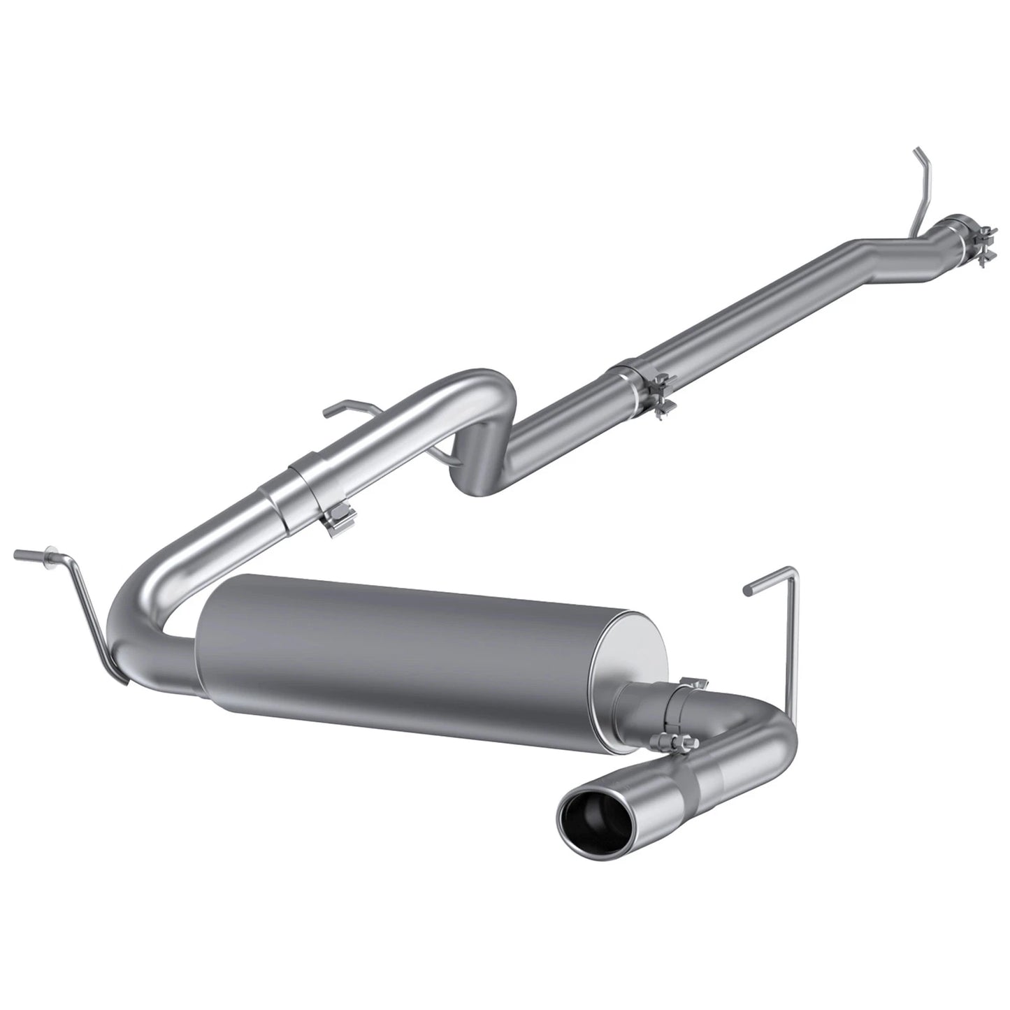 MBRP 12 Jeep Wrangler/Rubicon 3.6L Cat Back Single Rear Exit Alum Exhaust