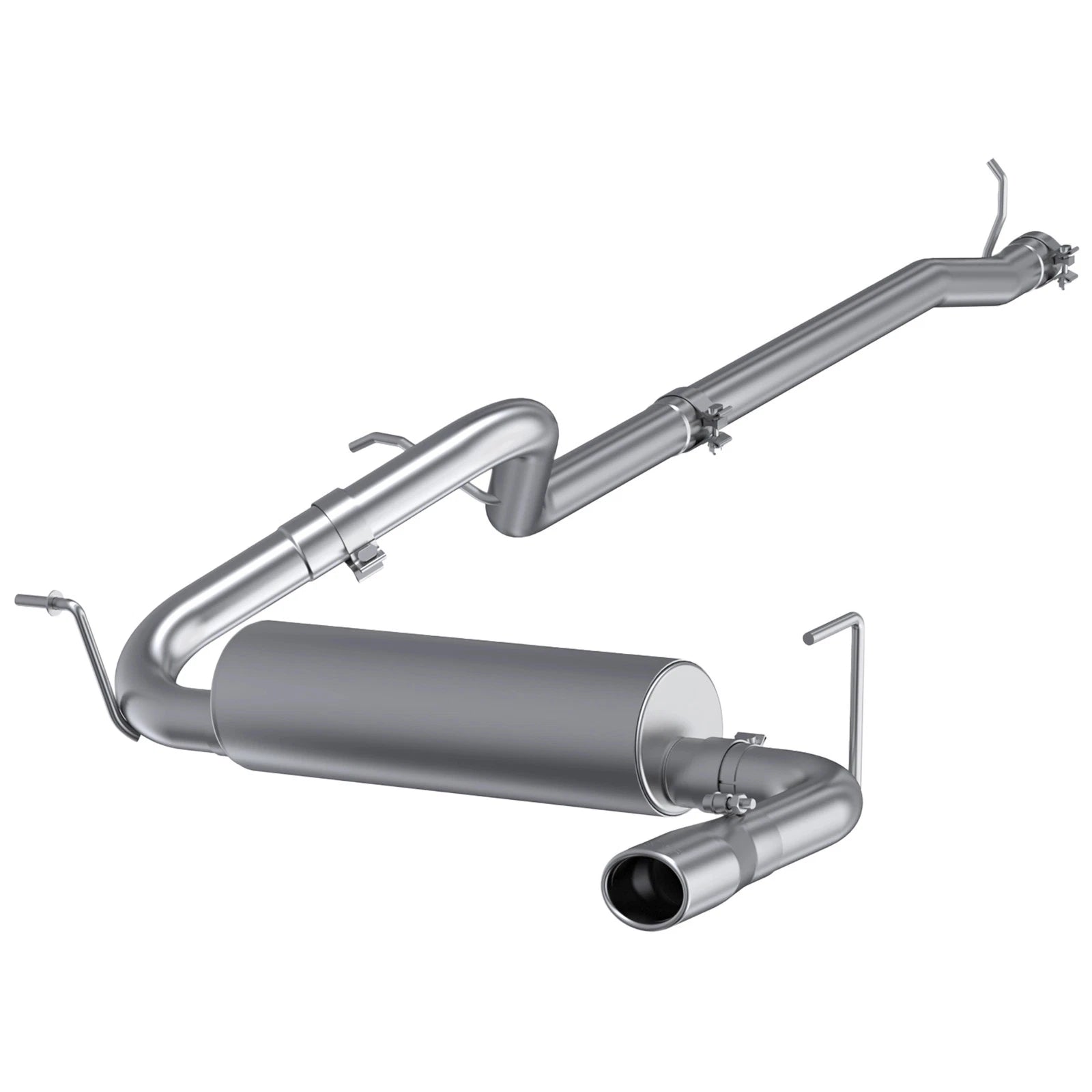 MBRP 12 Jeep Wrangler/Rubicon 3.6L Cat Back Single Rear Exit Alum Exhaust