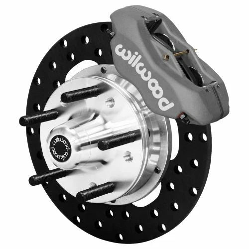 Wilwood Forged Dynalite Front Drag Kit Drilled Rotor 87-93 Mustang 84-86 SVO 5 Lug