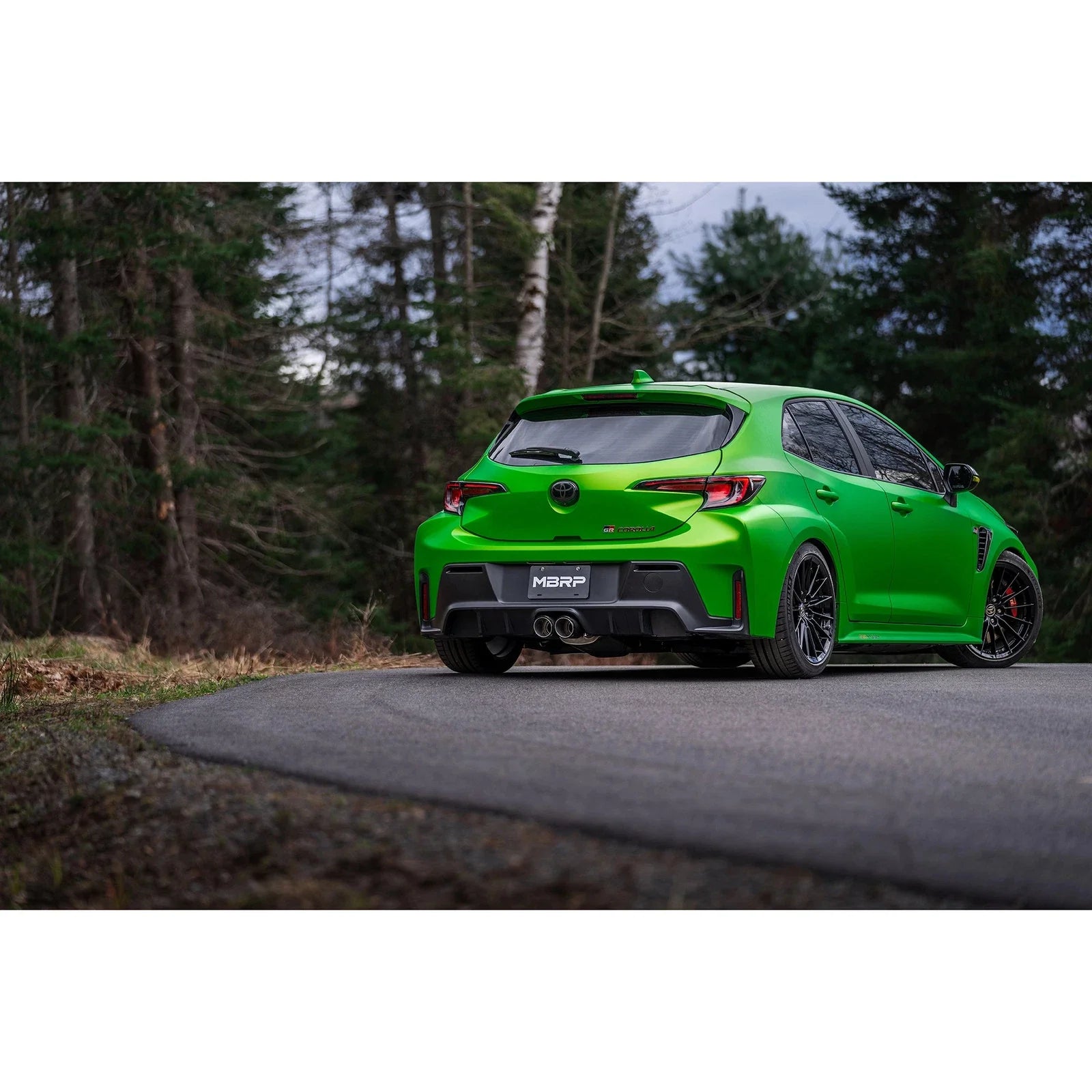 MBRP 2023 Toyota Corolla GR 1.6L T304 SS 3in Cat-Back Dual Center Rear w/ Burnt End Tips
