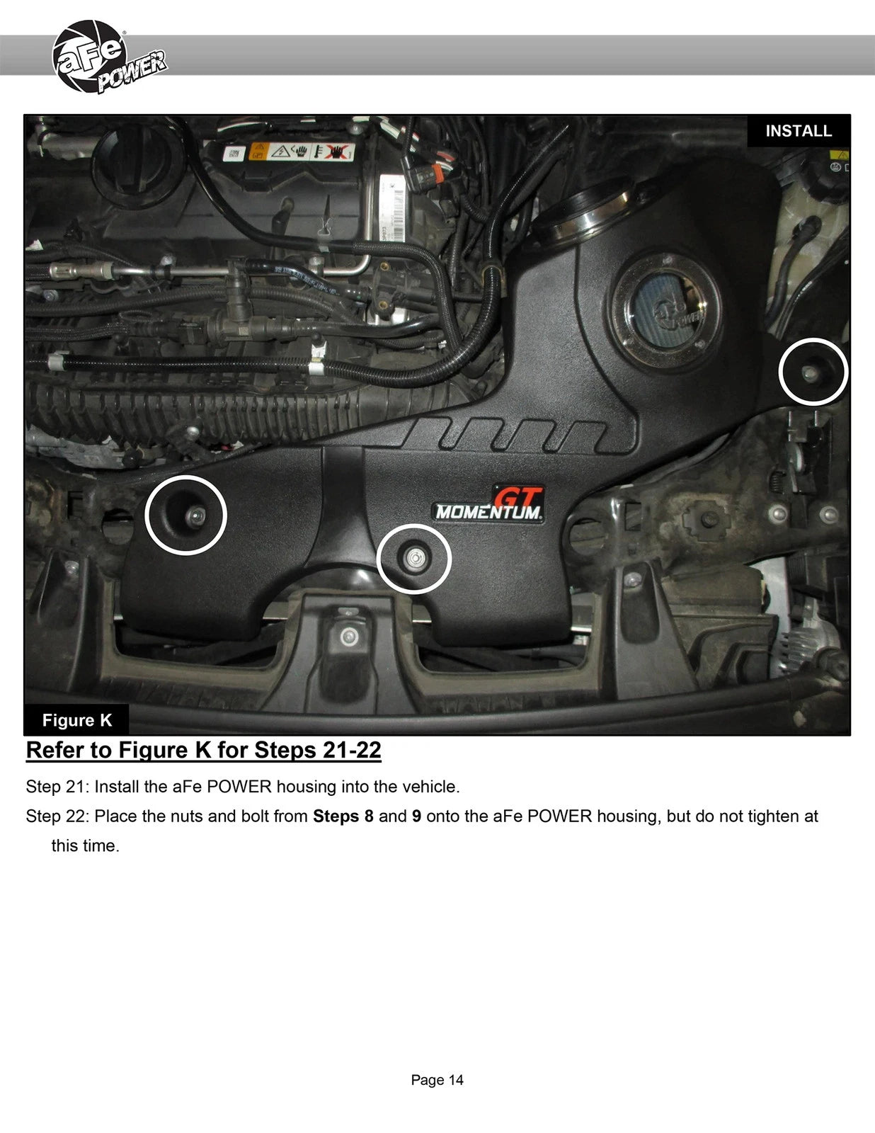 aFe 15-19 MINI Cooper S (F55/F56) L4 2.0L(t) Momentum GT Cold Air Intake System w/ Pro DRY S Filter