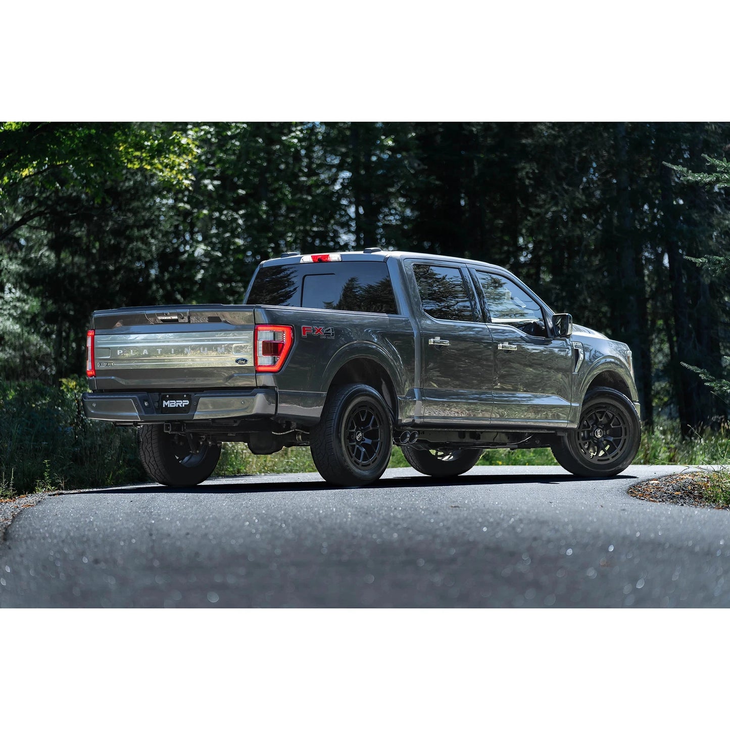 MBRP 2021 Ford F-150 2.7L EcoBoost / 3.5L EcoBoost / 5.0L 3in Cat Back Single Side Exit Black
