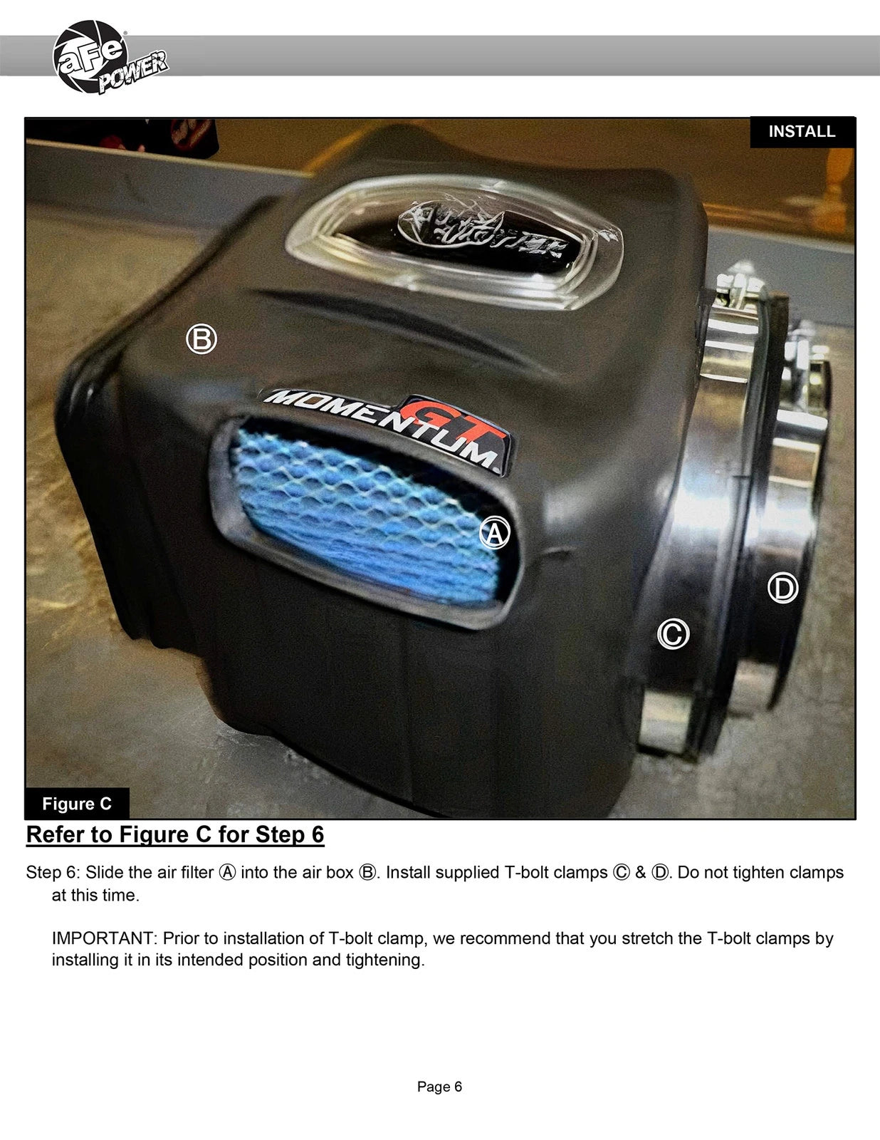 aFe Momentum GT PRO 5R Stage-2 Si Intake System, GM Trucks/SUVs 99-07 V8 (GMT800)
