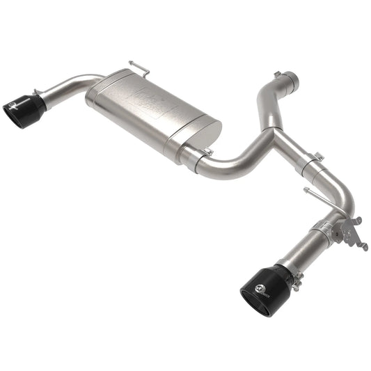 aFe MACHForce XP Exhausts Axle-Back 15-21 BMW X1 2.0L (t) (SS w/Black Tips)