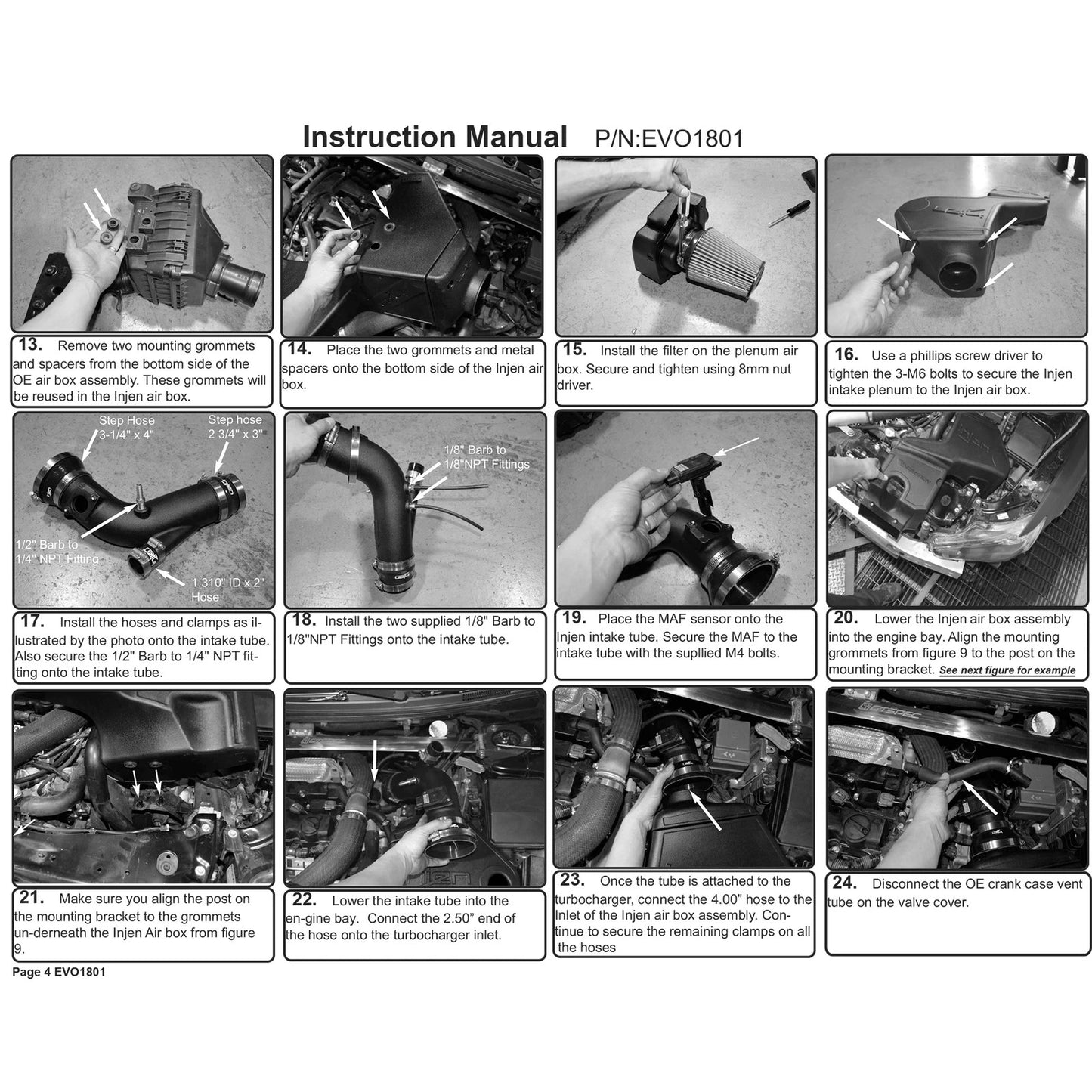Injen 08-15 Mitsubishi Evo X 2.0L Evolution Intake