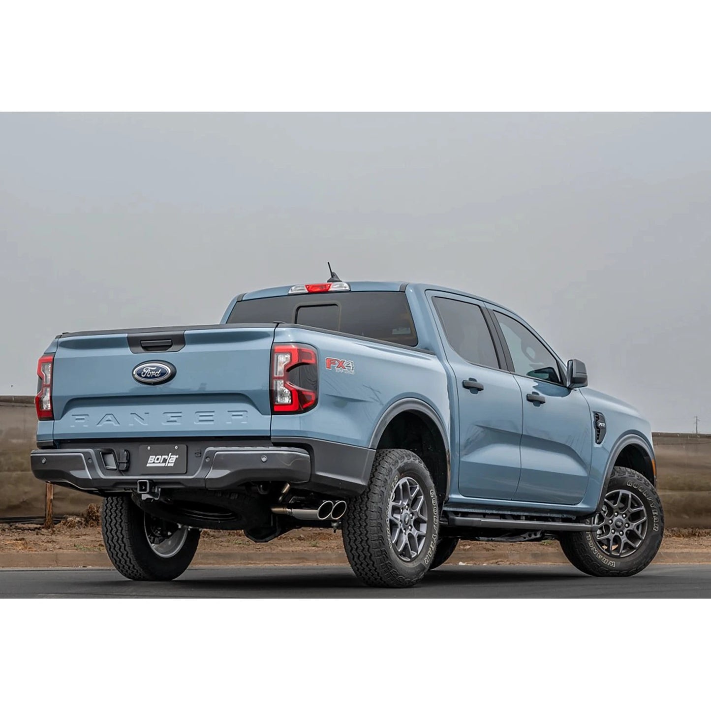 Borla 2024+ Ford Ranger XLT S Type Catback System - Black Chrome