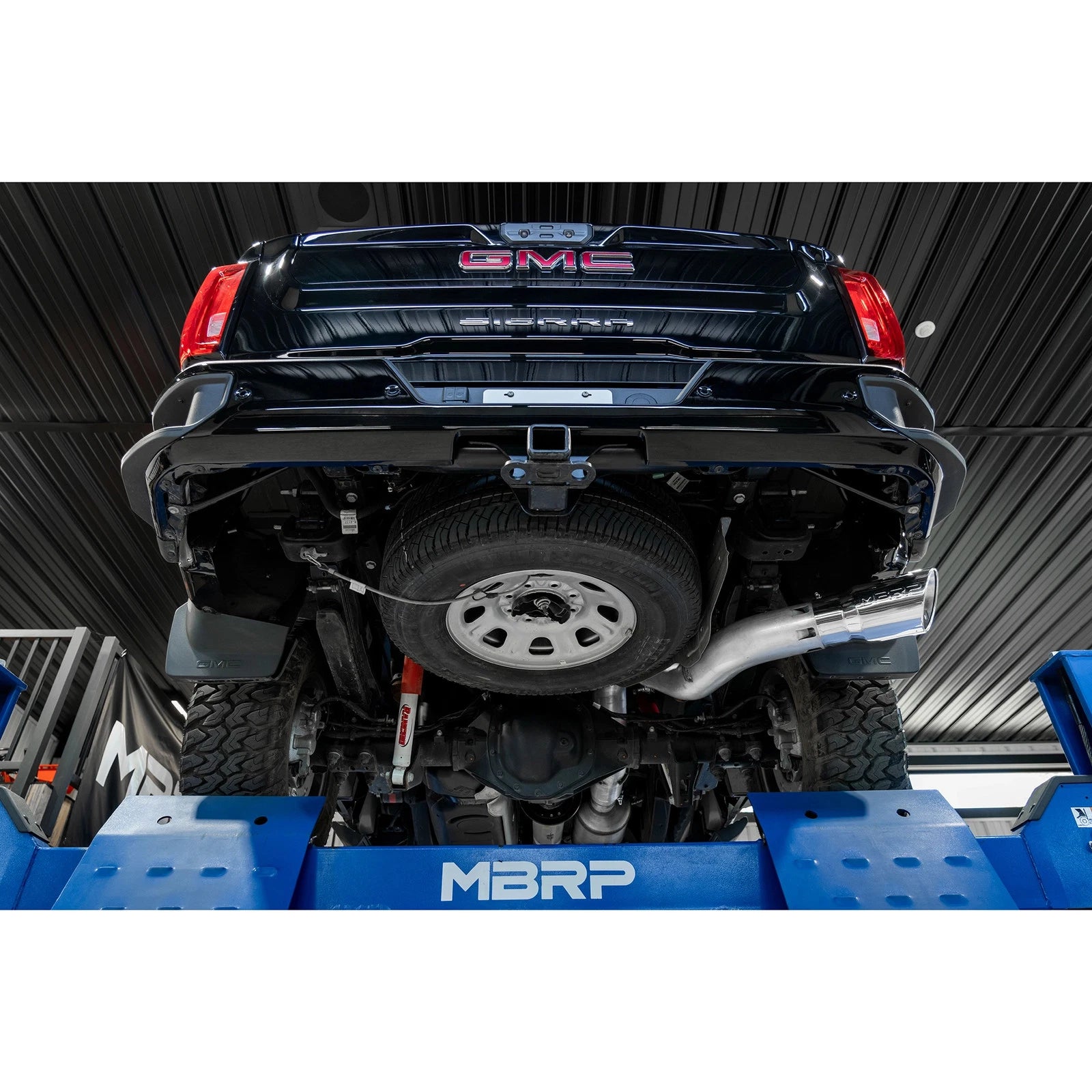 MBRP 20-23 Chevrolet Silverado 2500HD 6.6L Armor Lite AL Steel Single Side Exit 5in DPF Back Exhaust