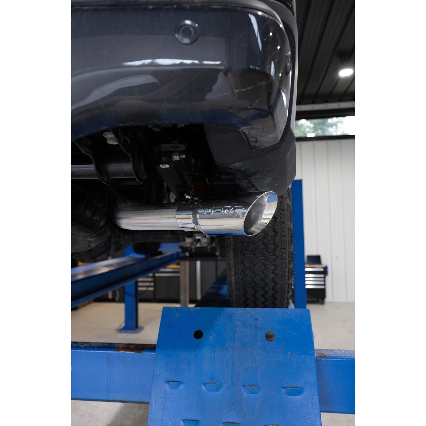 MBRP 2024 Ford Ranger T304 SS Single Side Outlet 3in Cat Back Exhaust